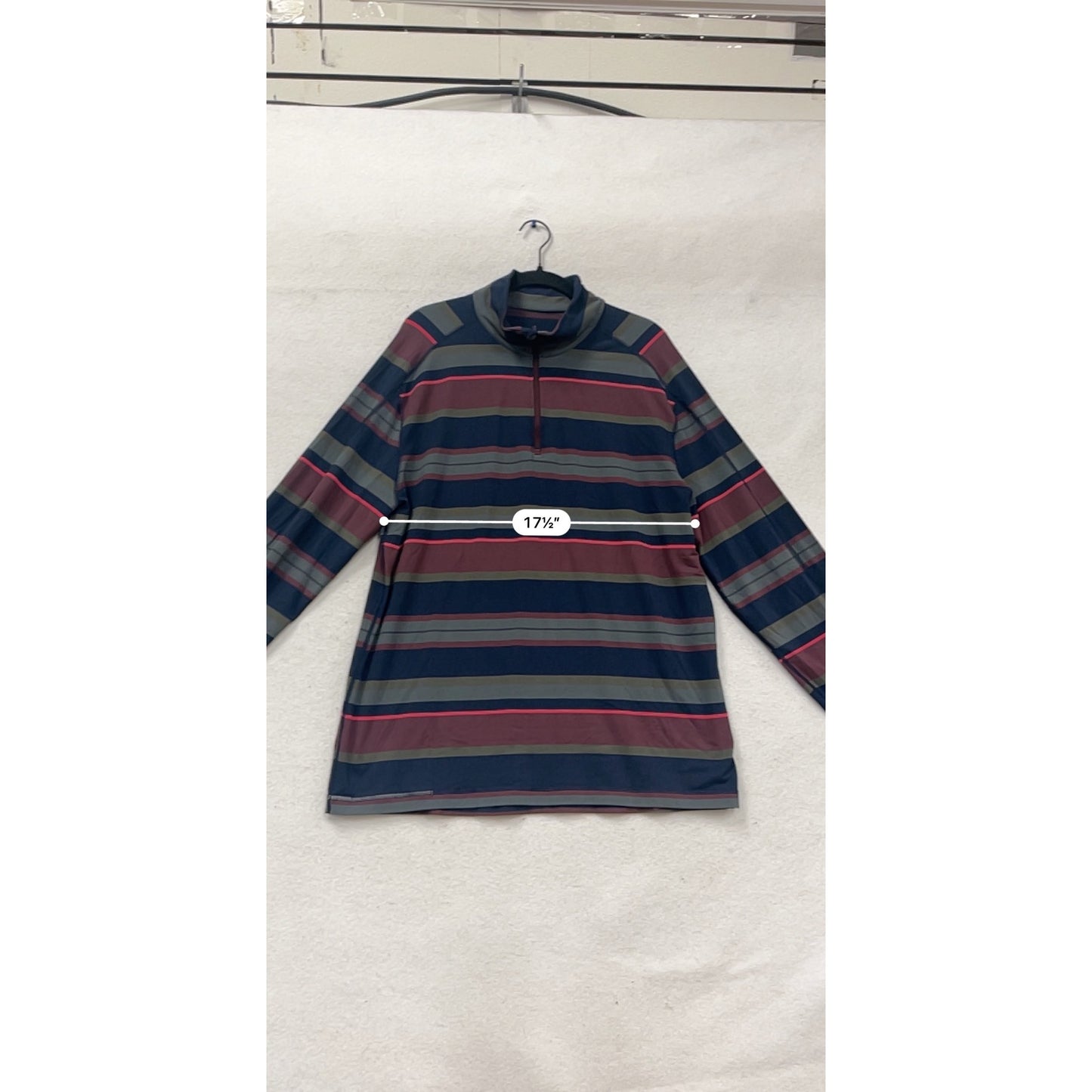 Lululemon Striped Quarter-Zip Pullover #802A