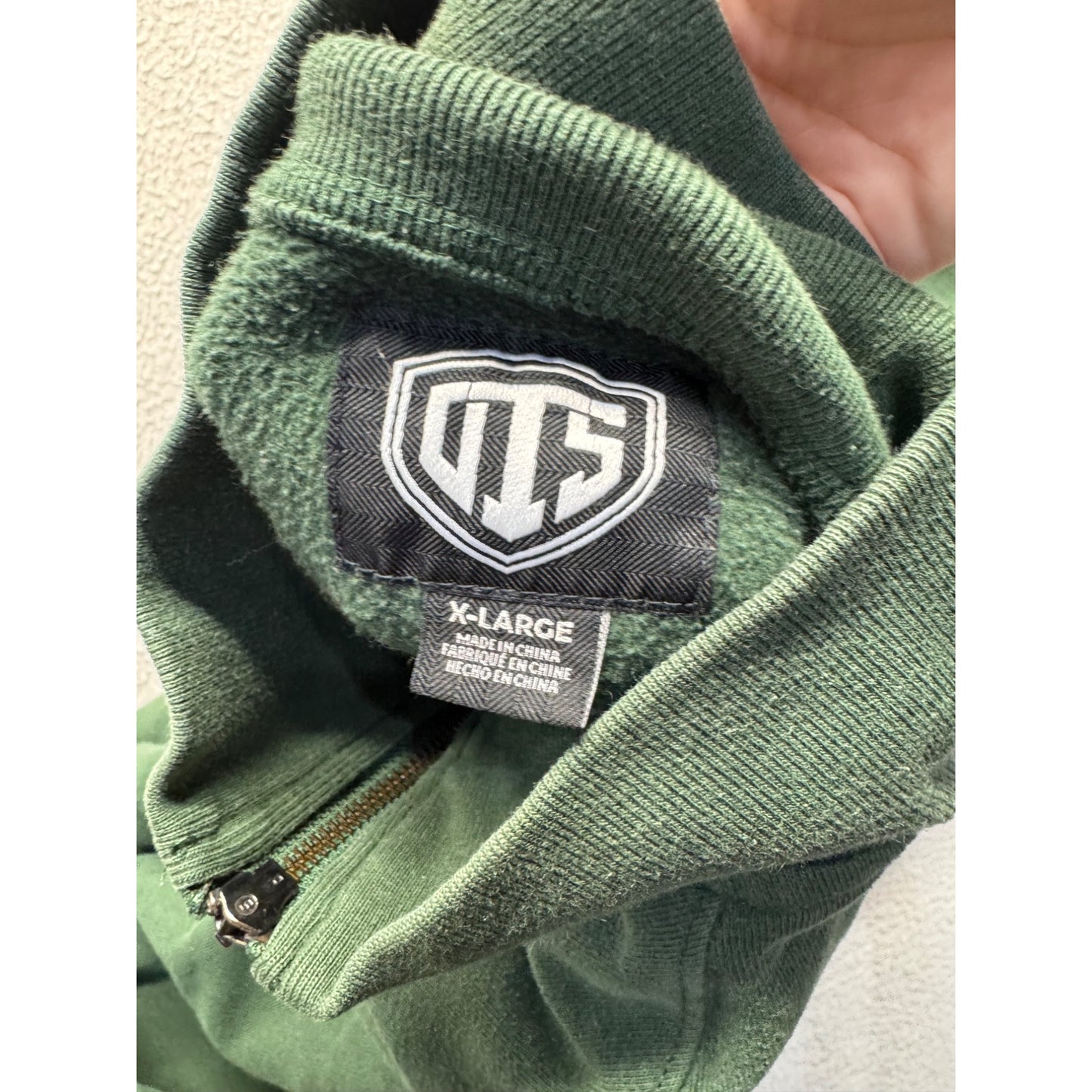 Men’s Minnesota Wild Green 1/4 Zip Pullover Sweatshirt #7741