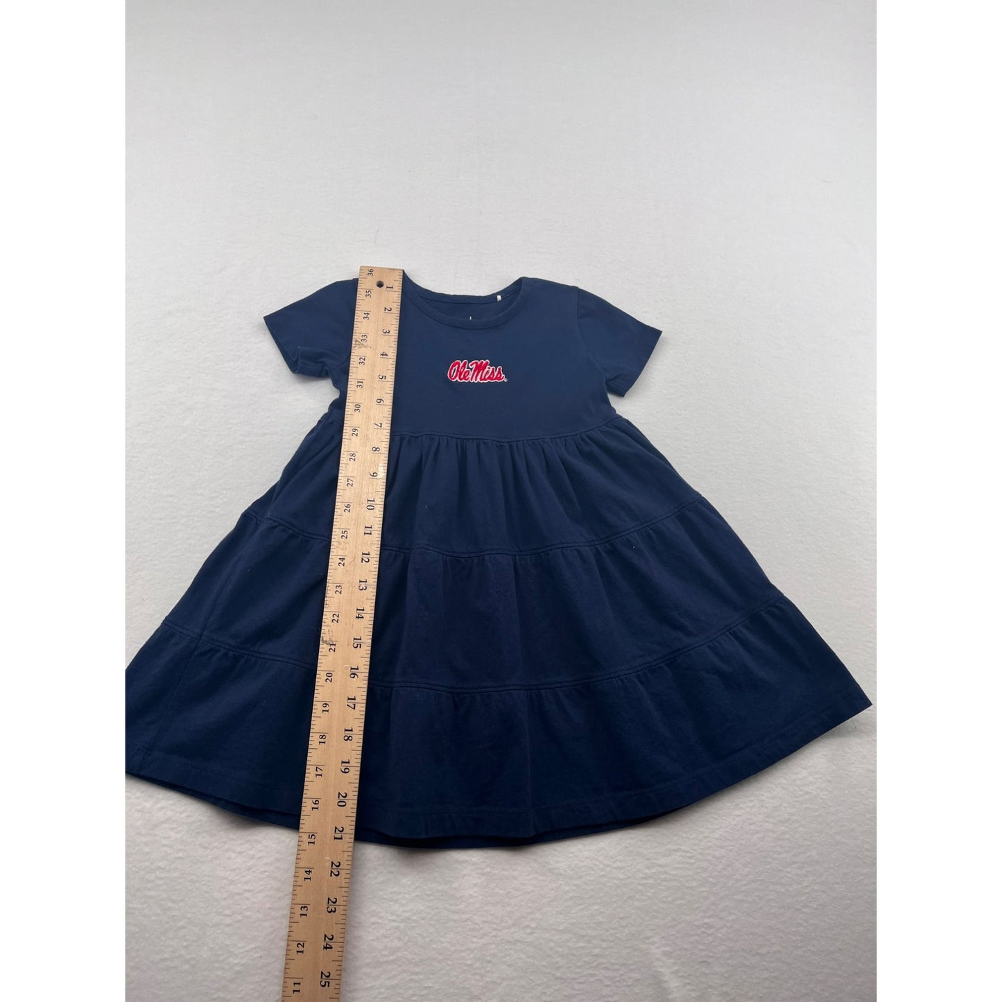Garb Team Ole Miss Kids Navy Dress #6152