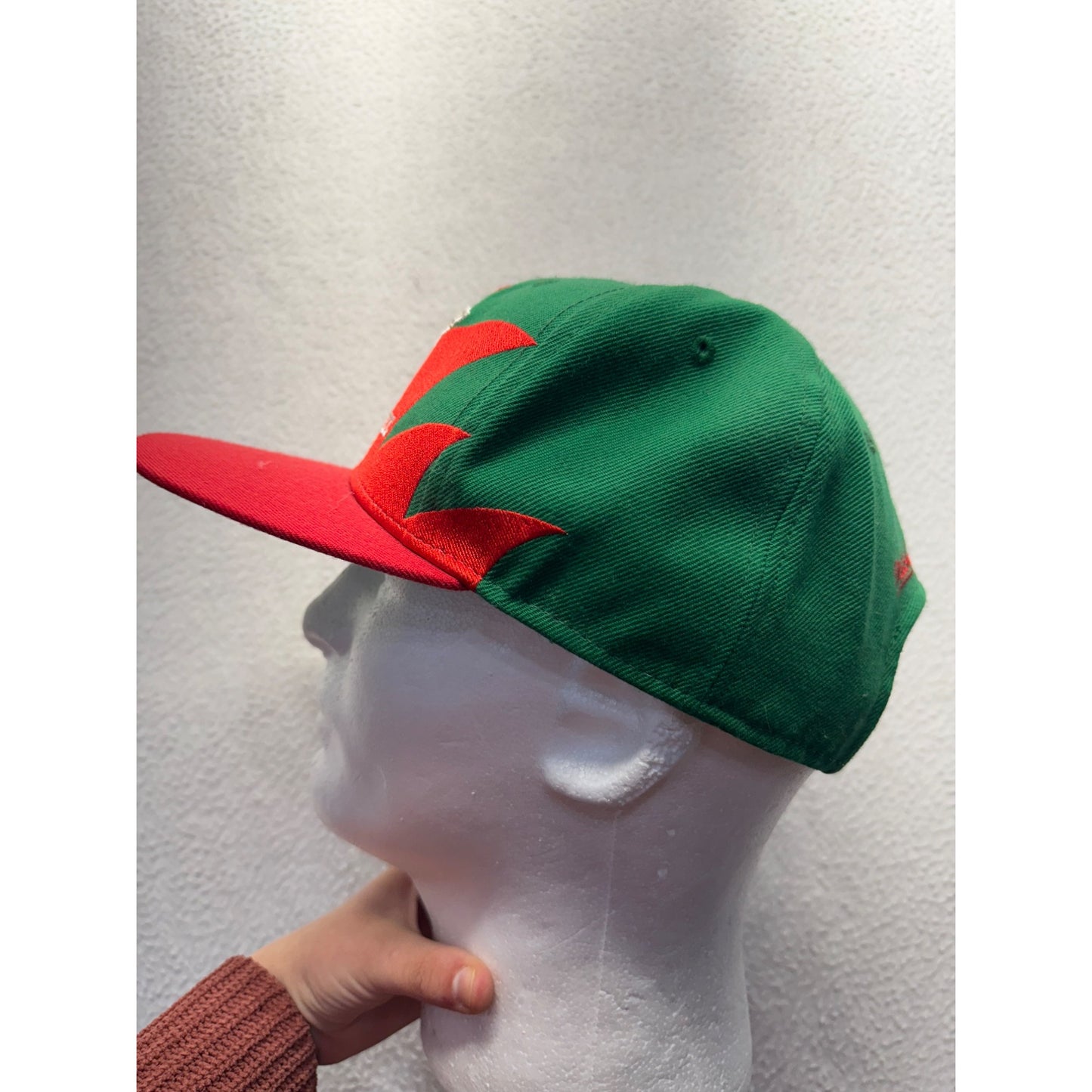 Mitchell & Ness Milwaukee Bucks Hardwood Classics Snapback Hat #7896