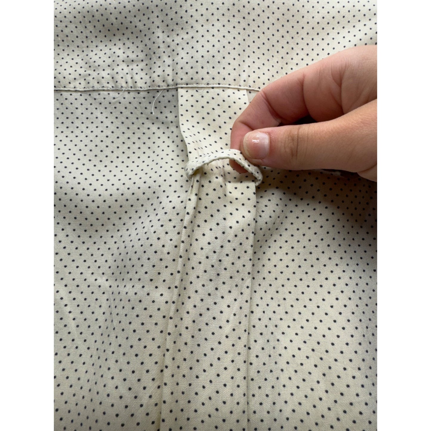 VTG Gullivers Polka Dot Button-Up Shirt XXL Tall 100% Spun Rayon #9073