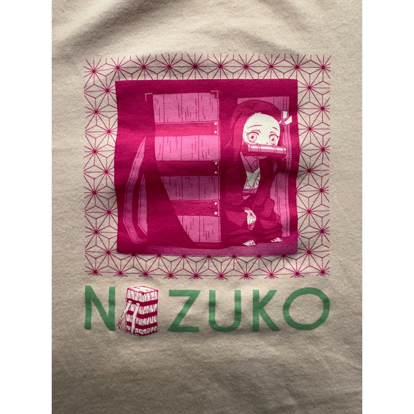 Women’s Nezuko Uniqlo UT Beige Graphic T-Shirt#5992