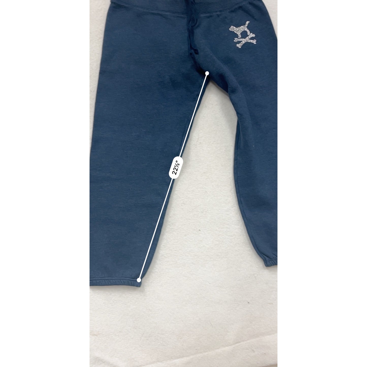 Victorias Secret Pink Jogger Sweatpants Size L W/ Rhinestone Logo #8138