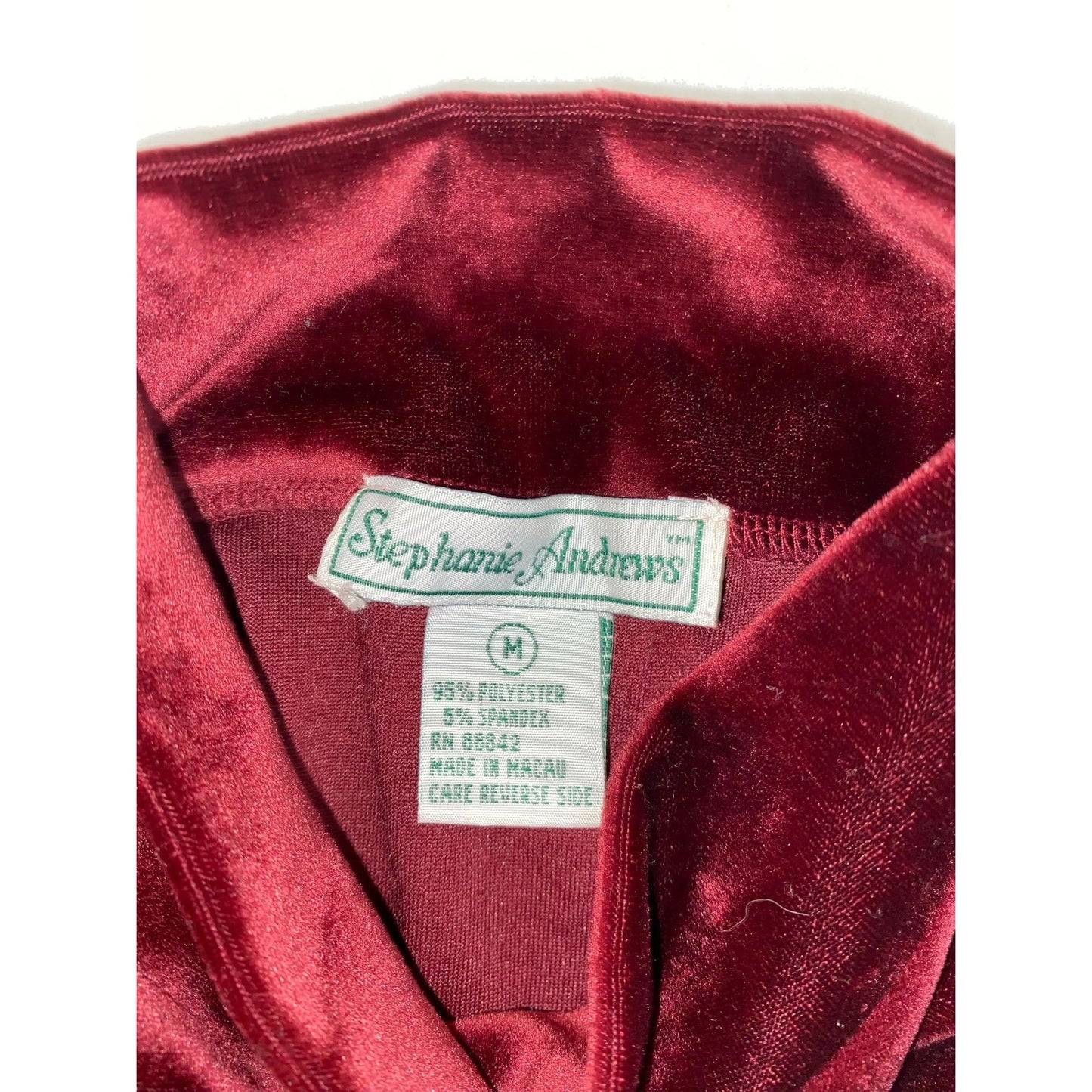 Vintage Velvet Mock neck