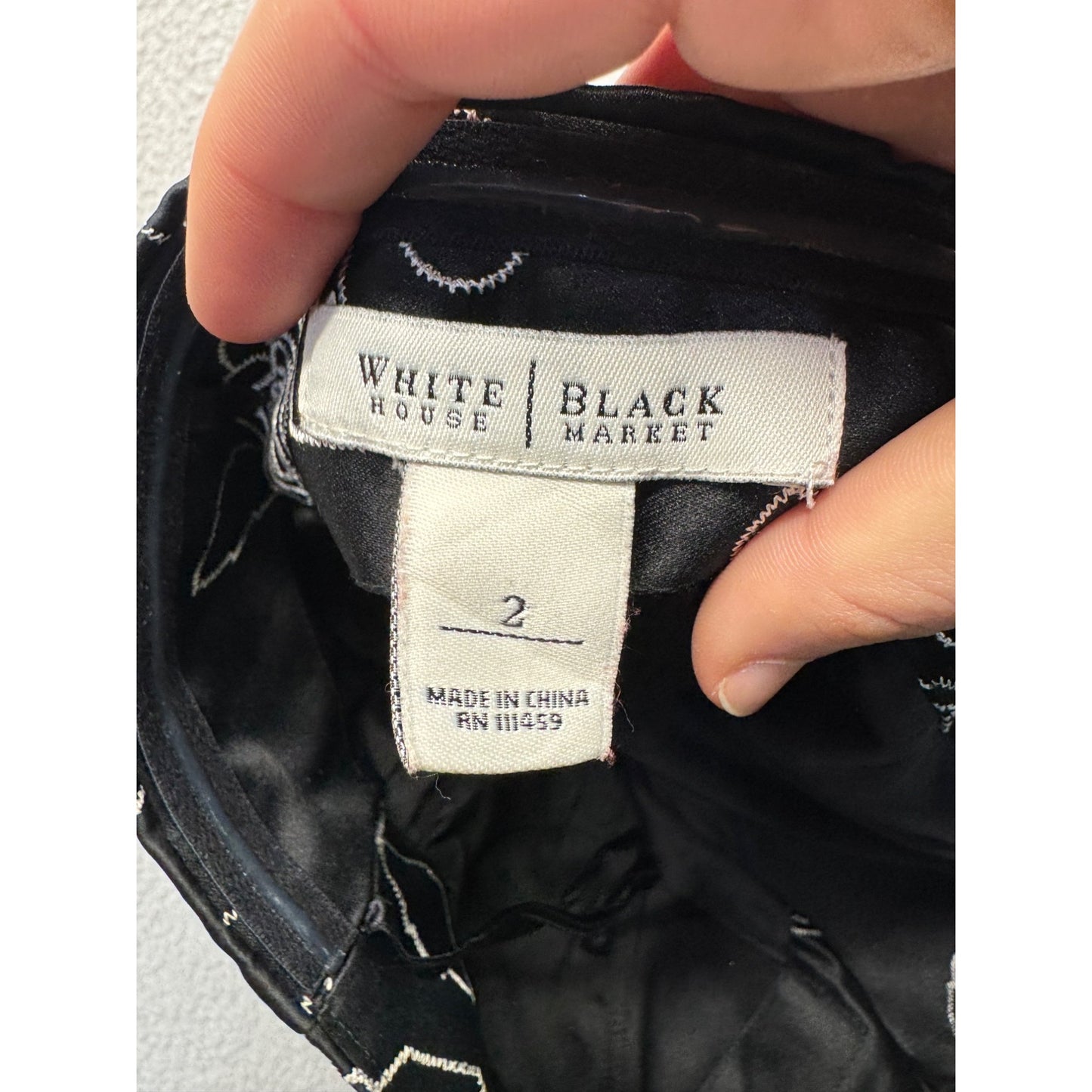 White House Black Market Strapless Dress #5979