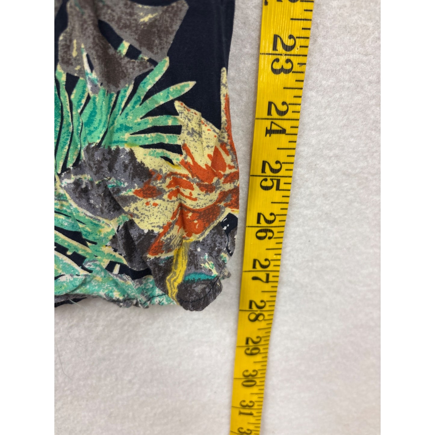 Tropical Floral Wide-Leg Rayon Pants With Tie Waist & Pockets #6971