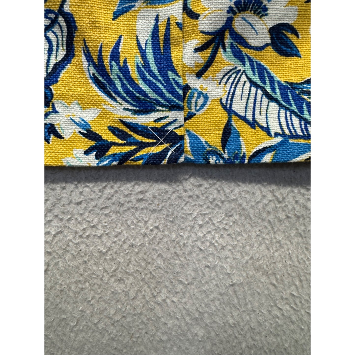 *NWT* J.Crew Womens Floral Pencil Skirt Size 6 Cotton Blend Yellow & Blue #188B
