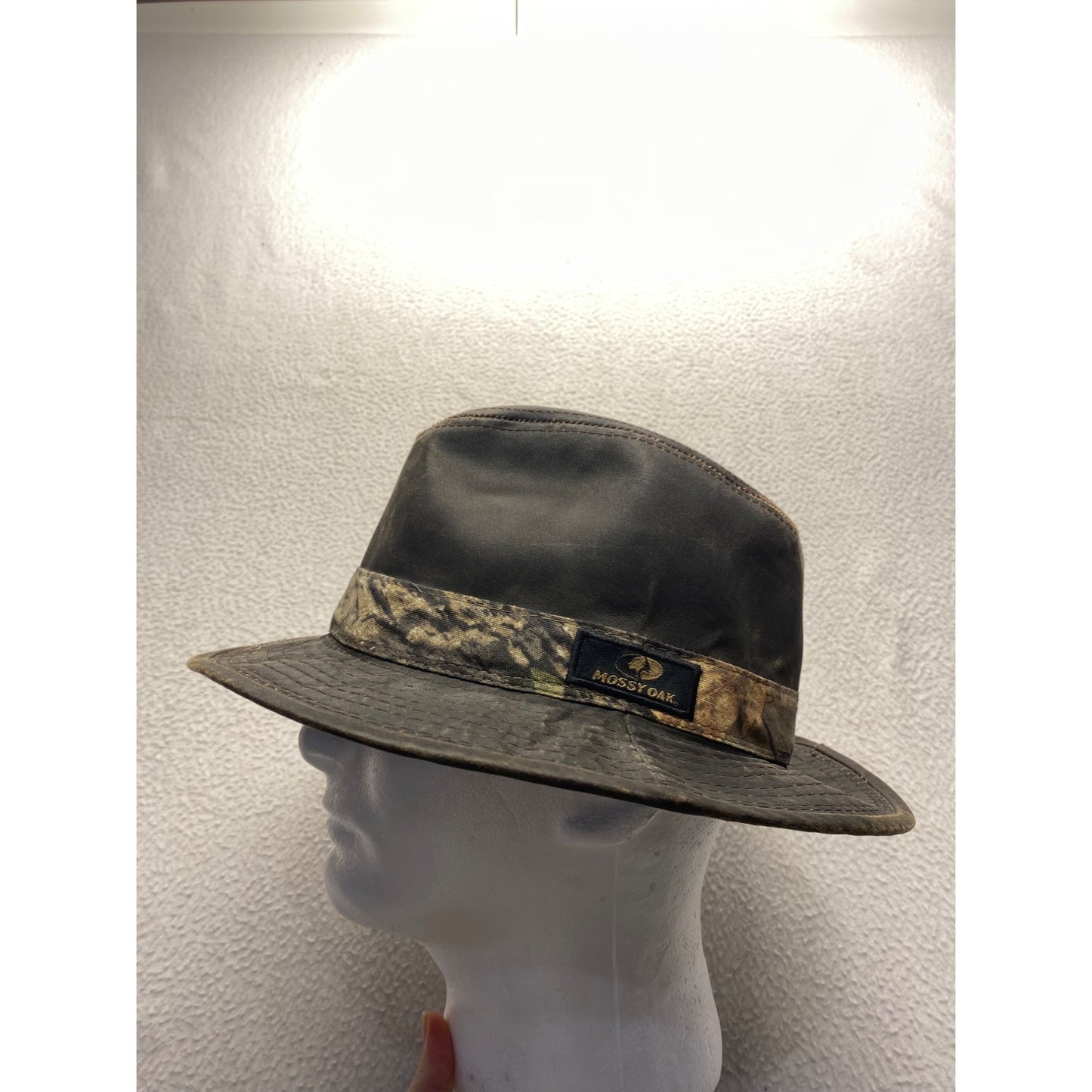 Mossy Oak Mens Camouflage Wide Brim Outdoor Hat #7075