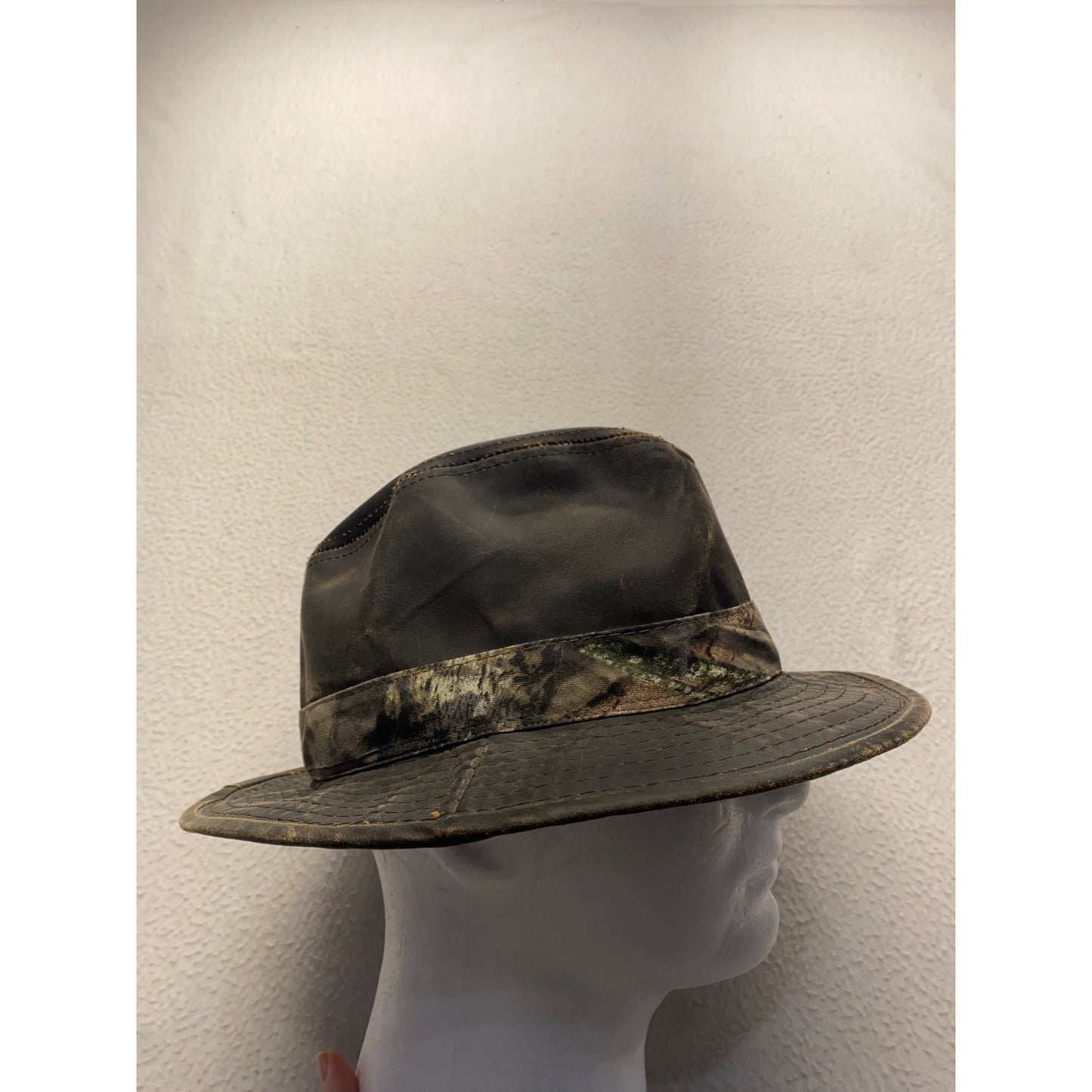 Mossy Oak Mens Camouflage Wide Brim Outdoor Hat #7075