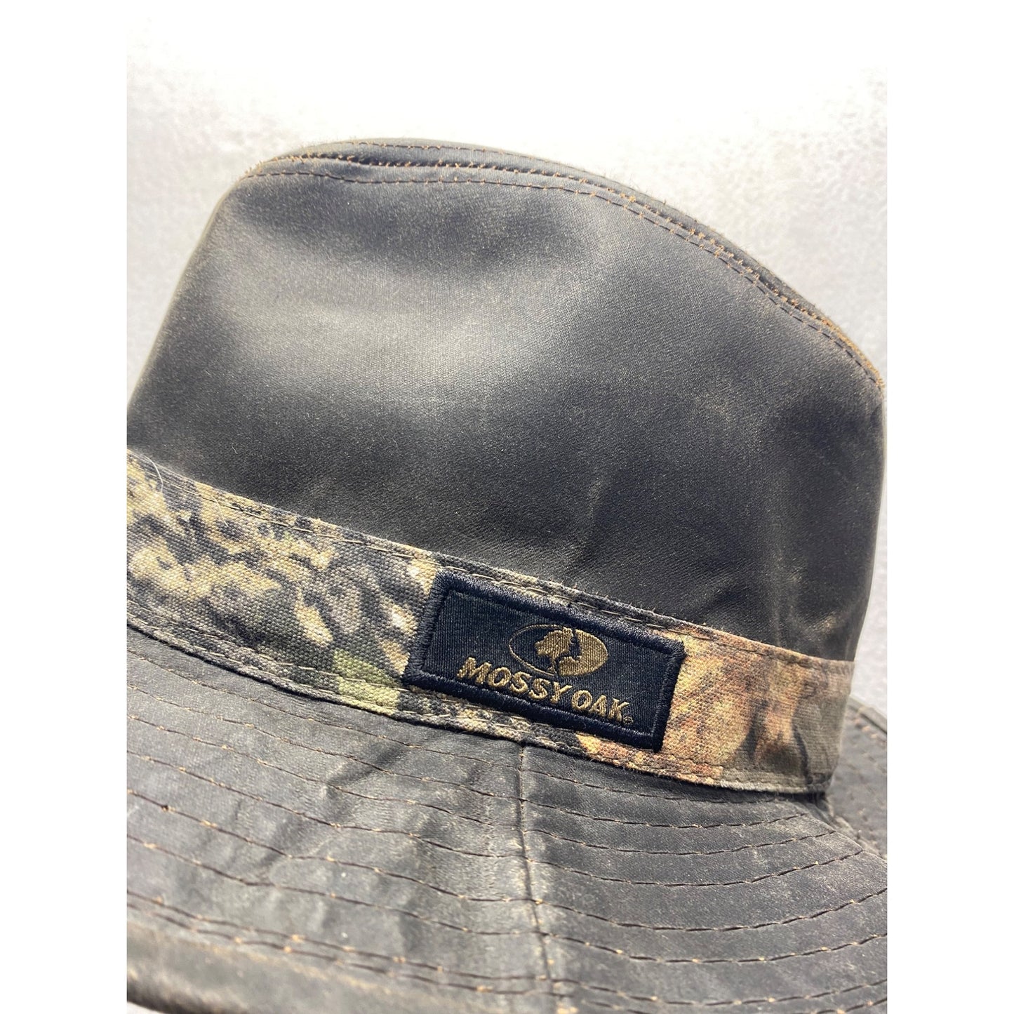Mossy Oak Mens Camouflage Wide Brim Outdoor Hat #7075