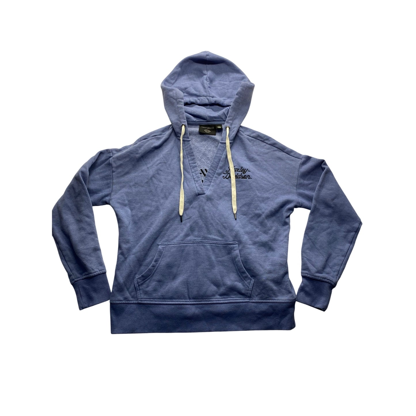 Harley-Davidson Womens Blue Pullover Hoodie #5902