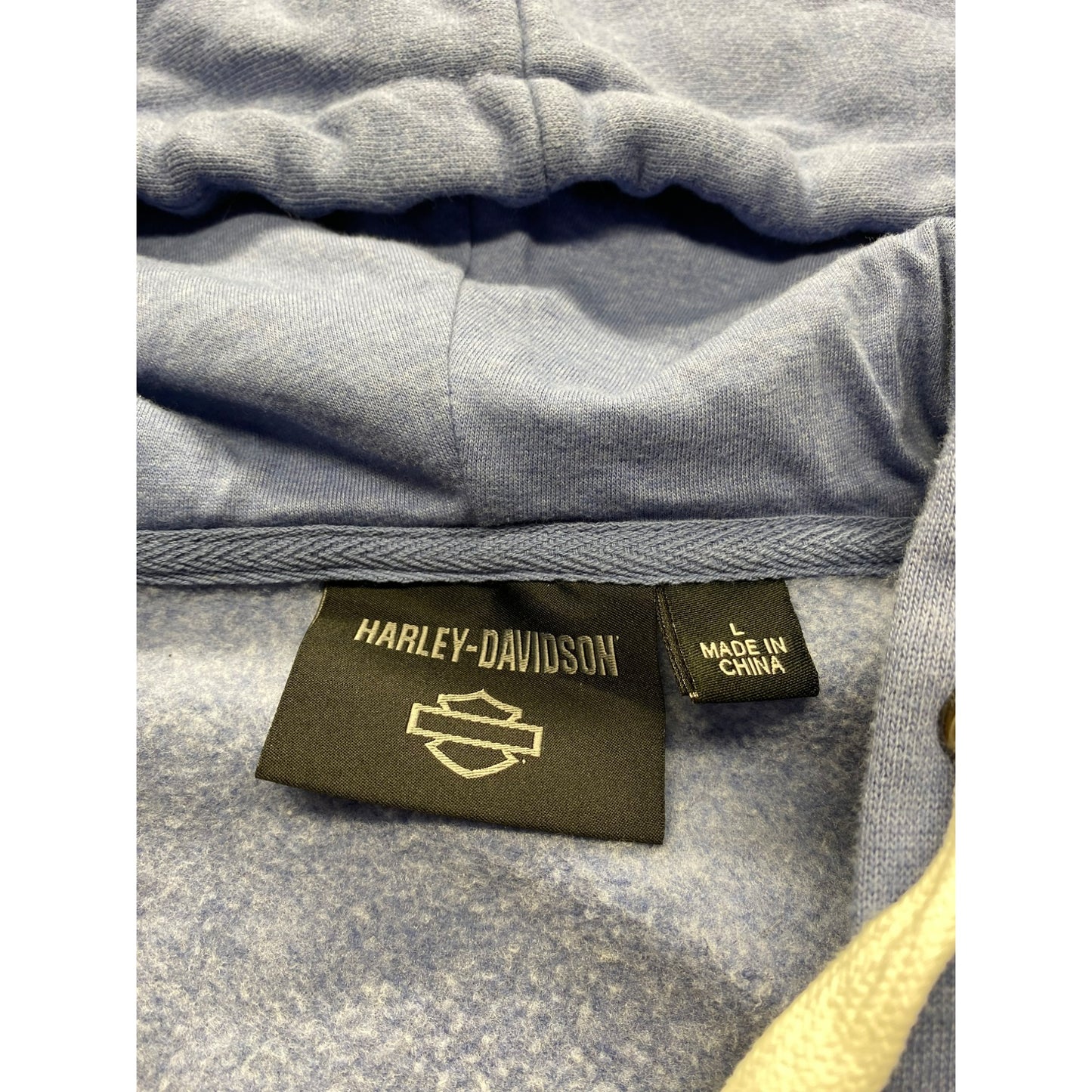 Harley-Davidson Womens Blue Pullover Hoodie #5902