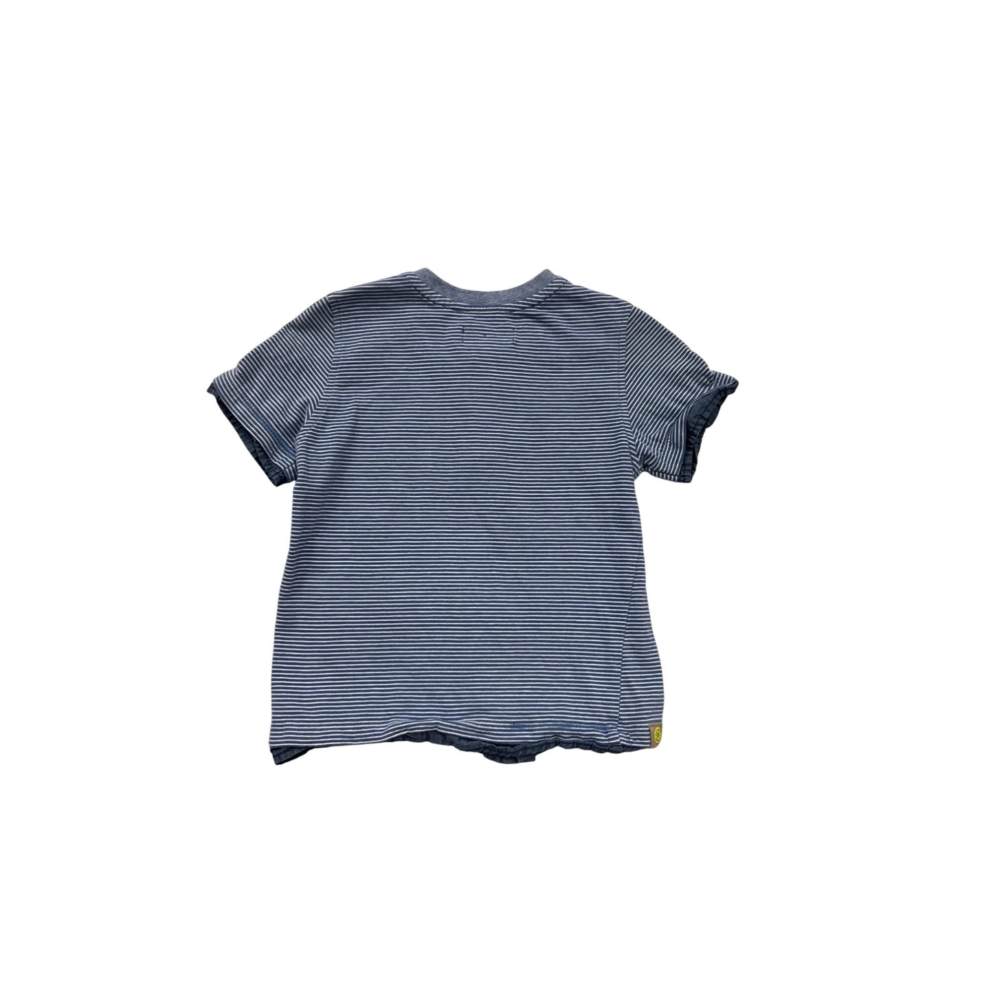 Catimini Boys Striped T-Shirt Size 3 Years Blue #745A