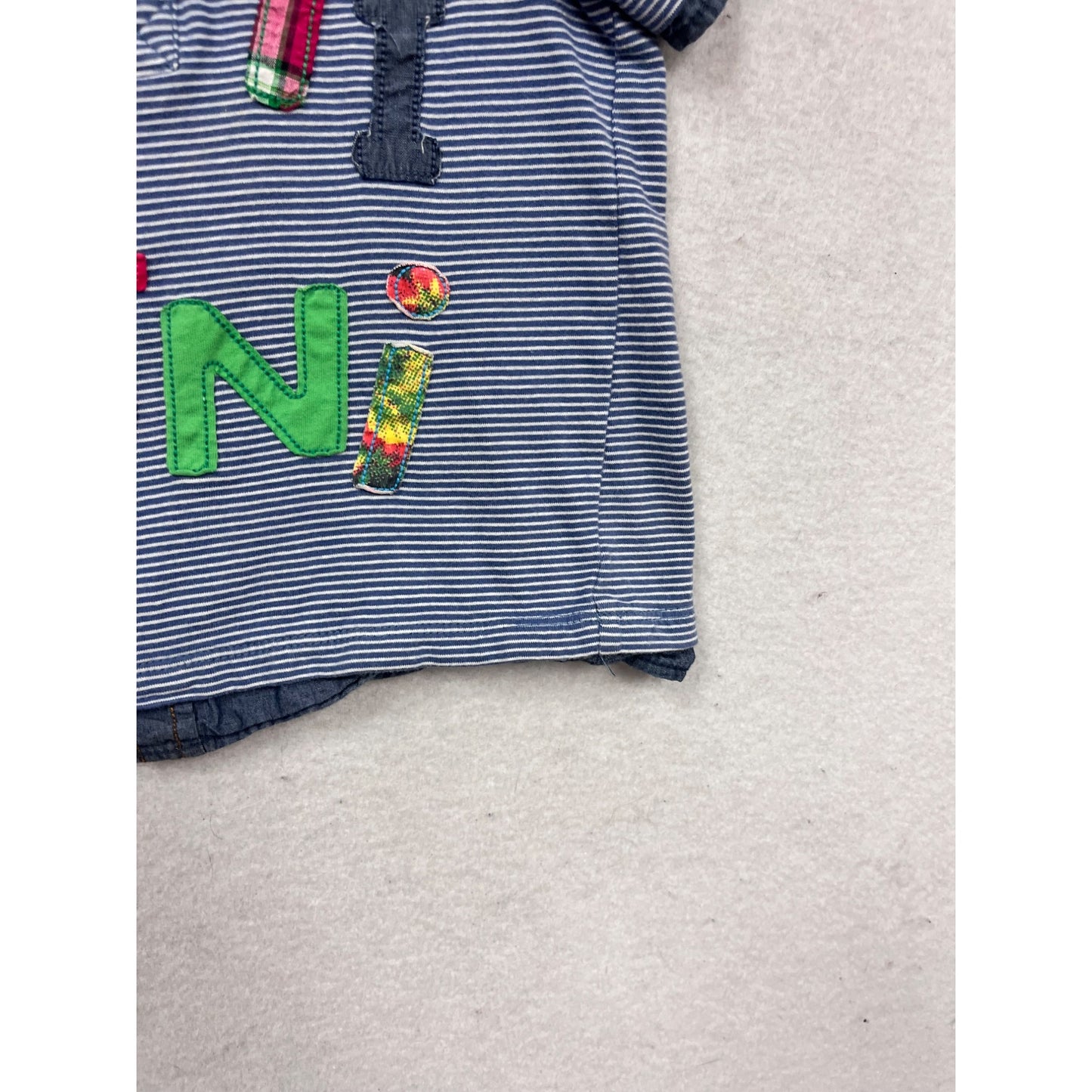 Catimini Boys Striped T-Shirt Size 3 Years Blue #745A