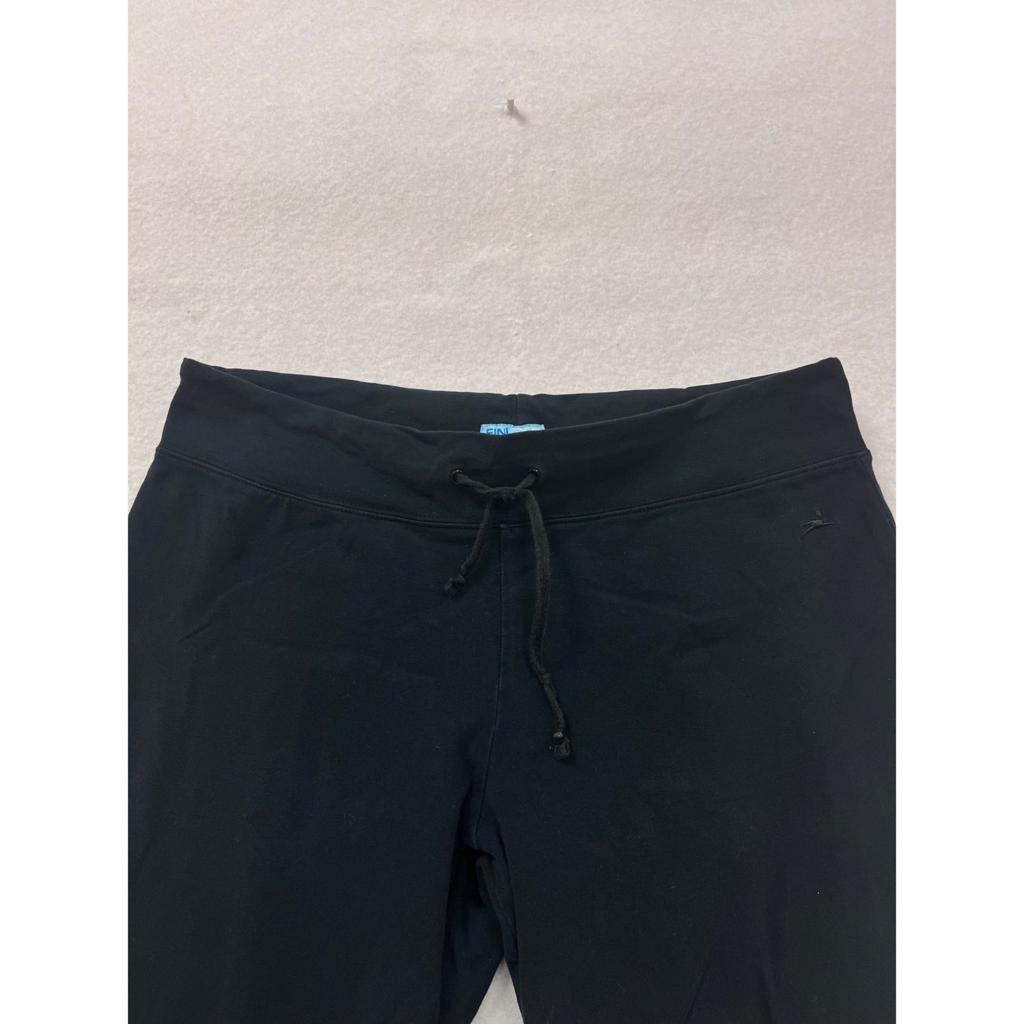 Womens Small Black FINL 365 Yoga Pants With Drawstring Waist #6691