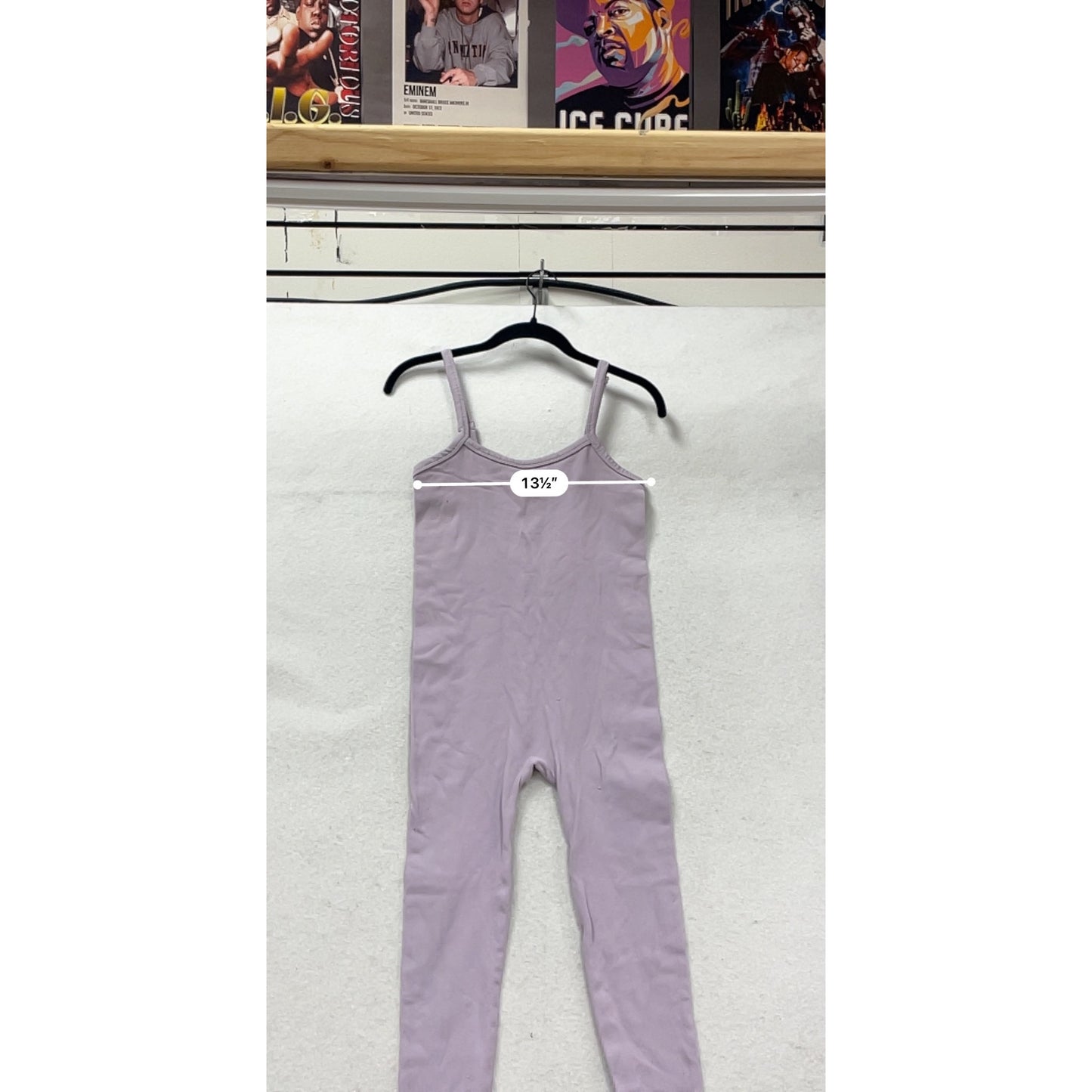 Purple Daisy Jumpsuit Leggings S #358A