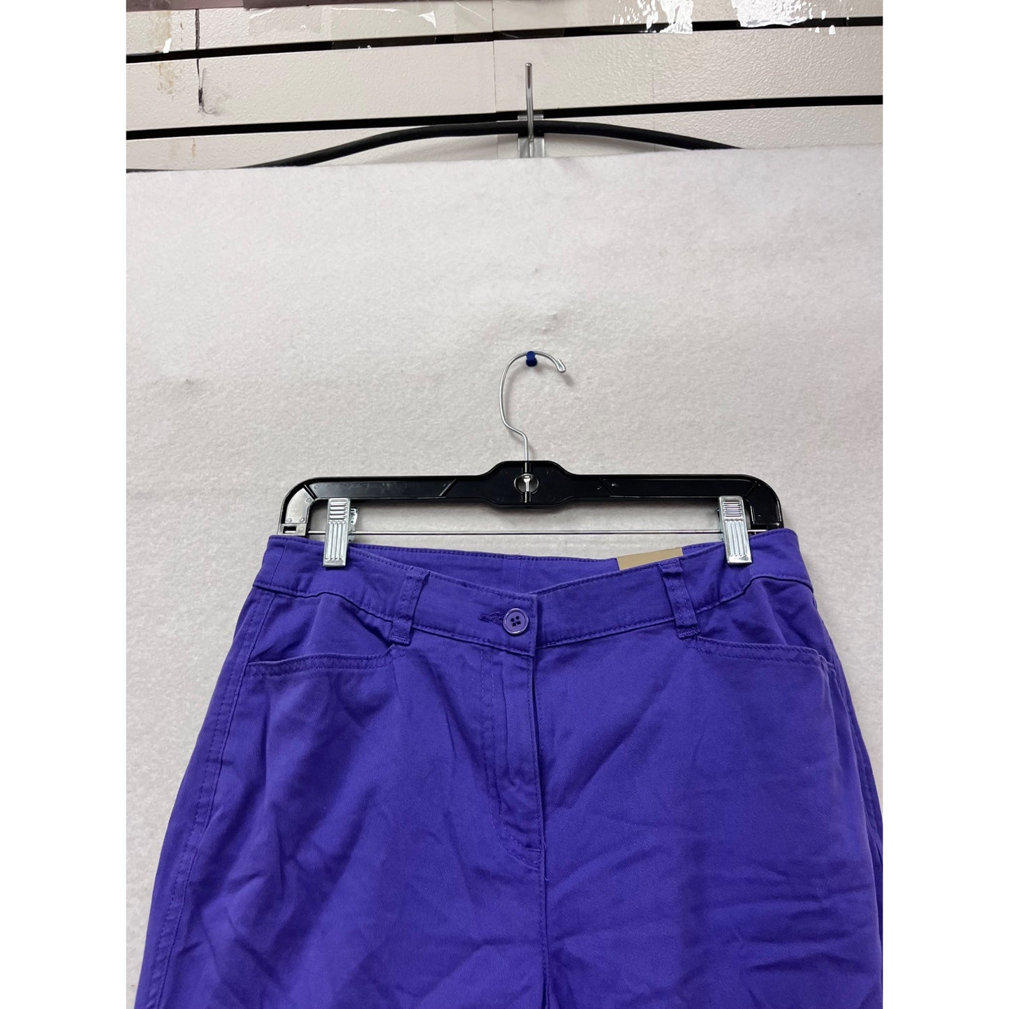 Chicos Womens Purple Cropped Pants Size 00 #764A