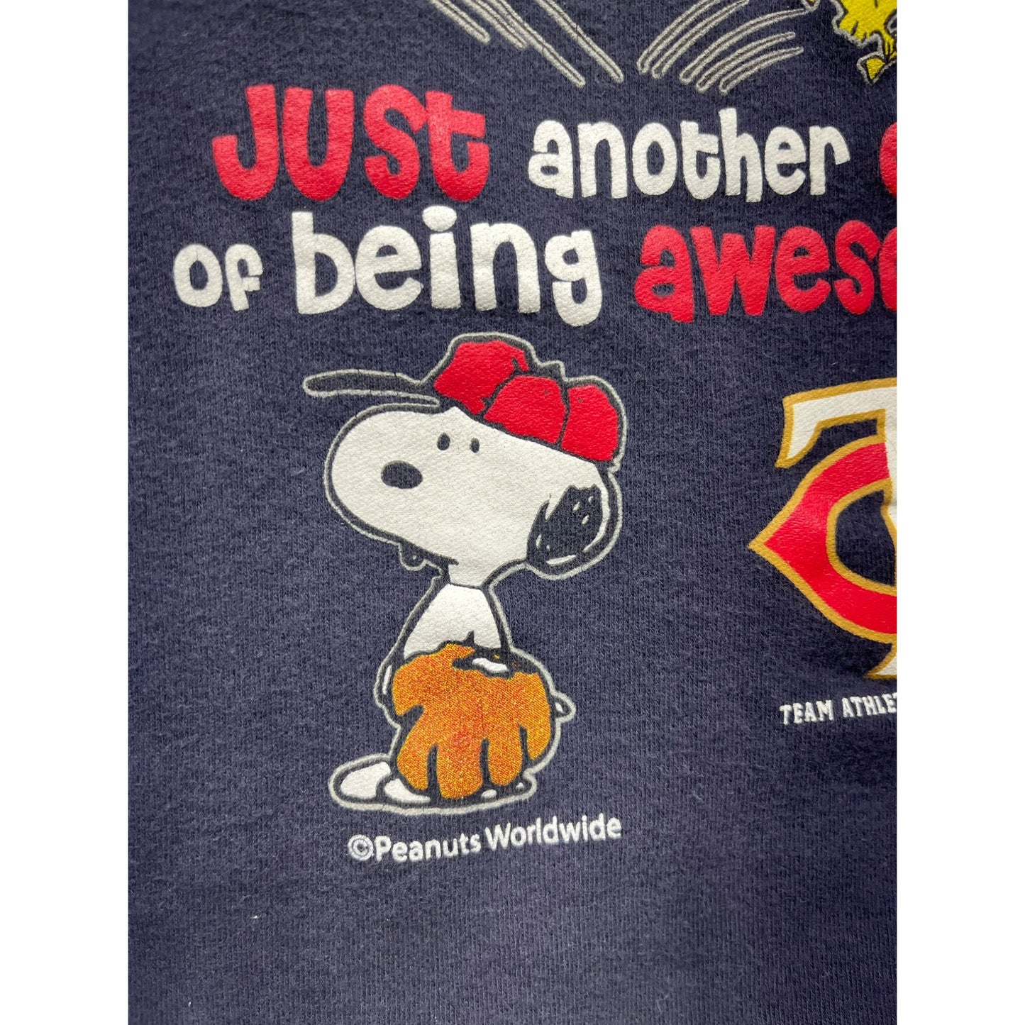 Snoopy "Just Another Day Of Being Awesome" MN Twins Infant Bodysuit #2959