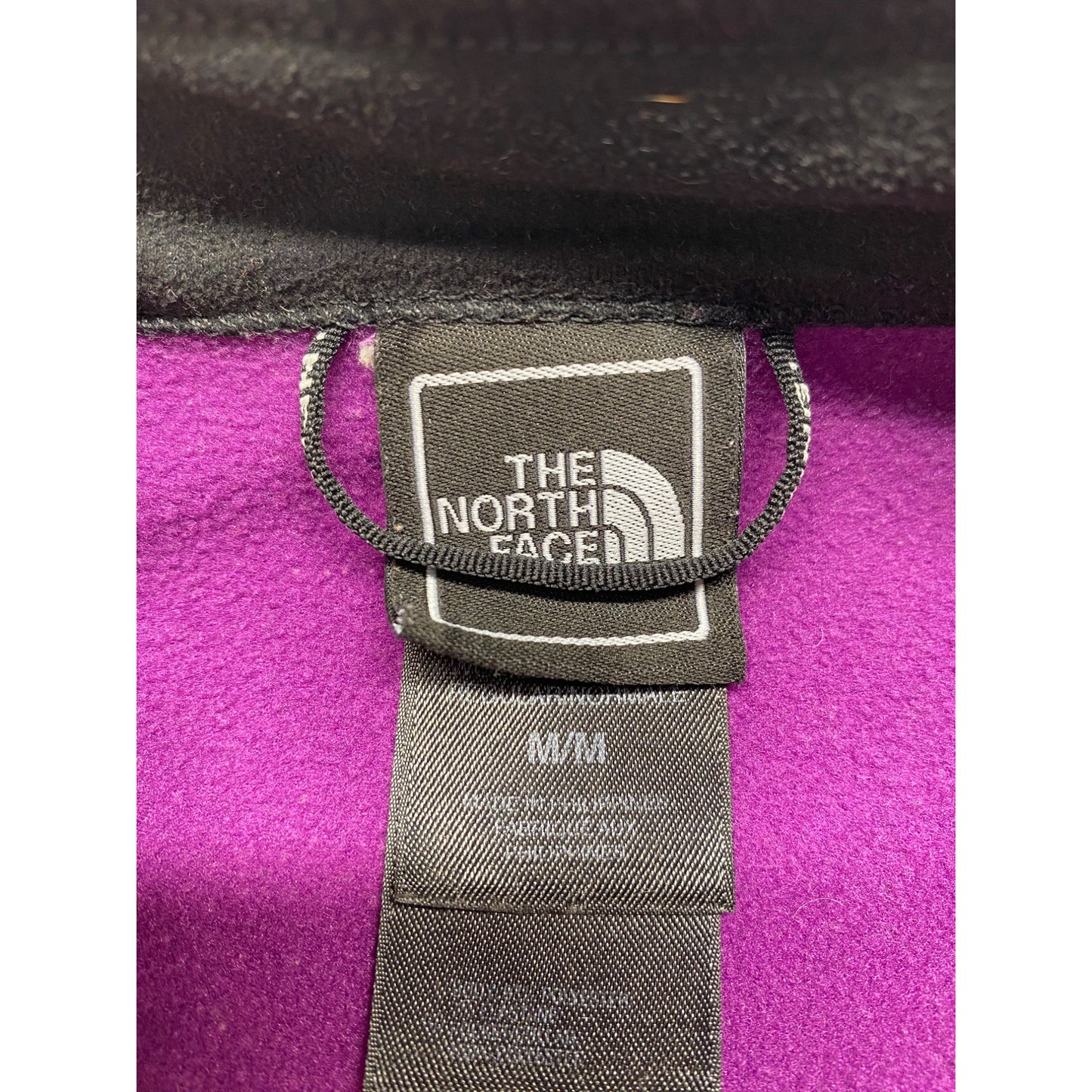 The North Face Womens Medium Purple & Black Zip-Up #7050