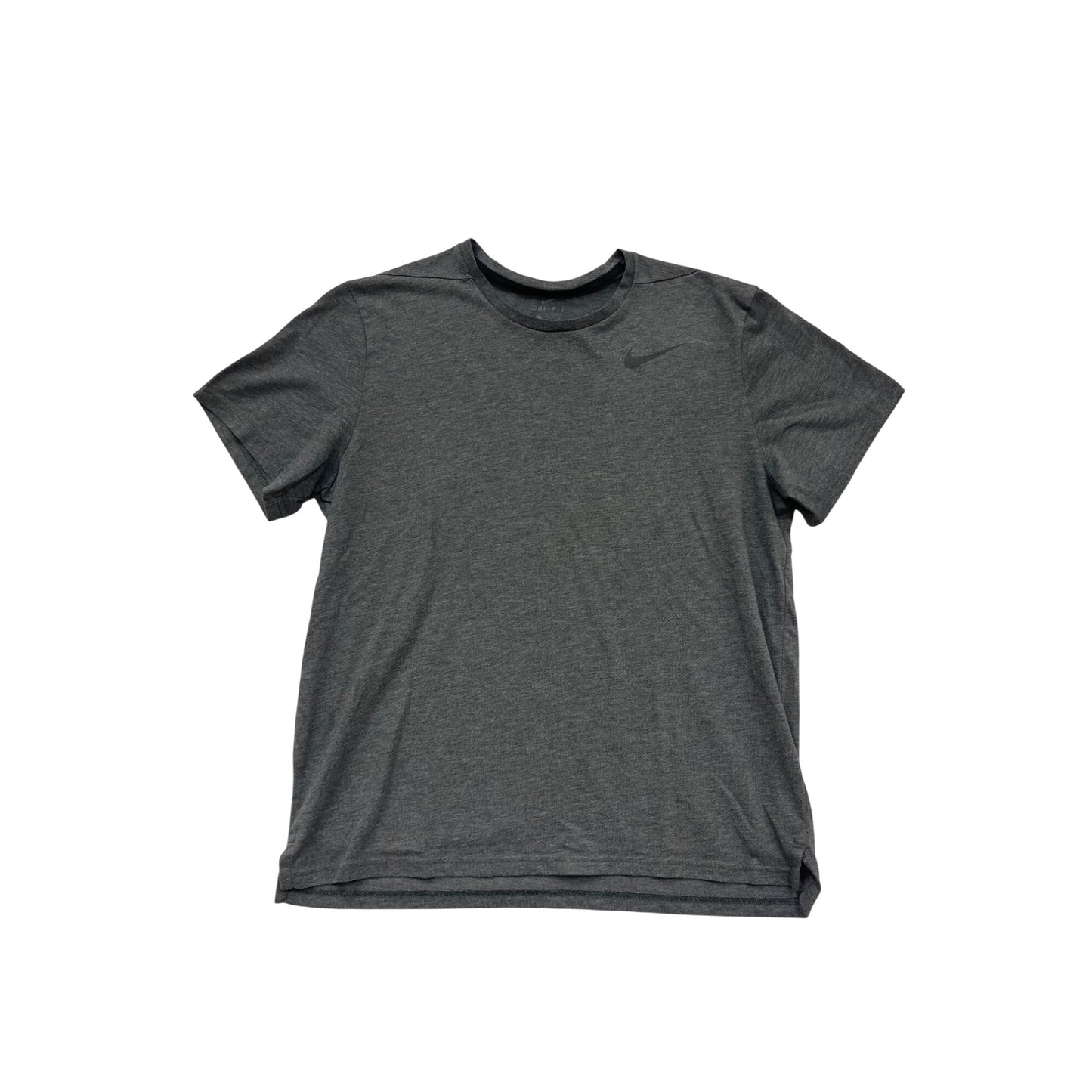 Nike Dri-Fit Mens Gray Athletic T-Shirt Size L #250A