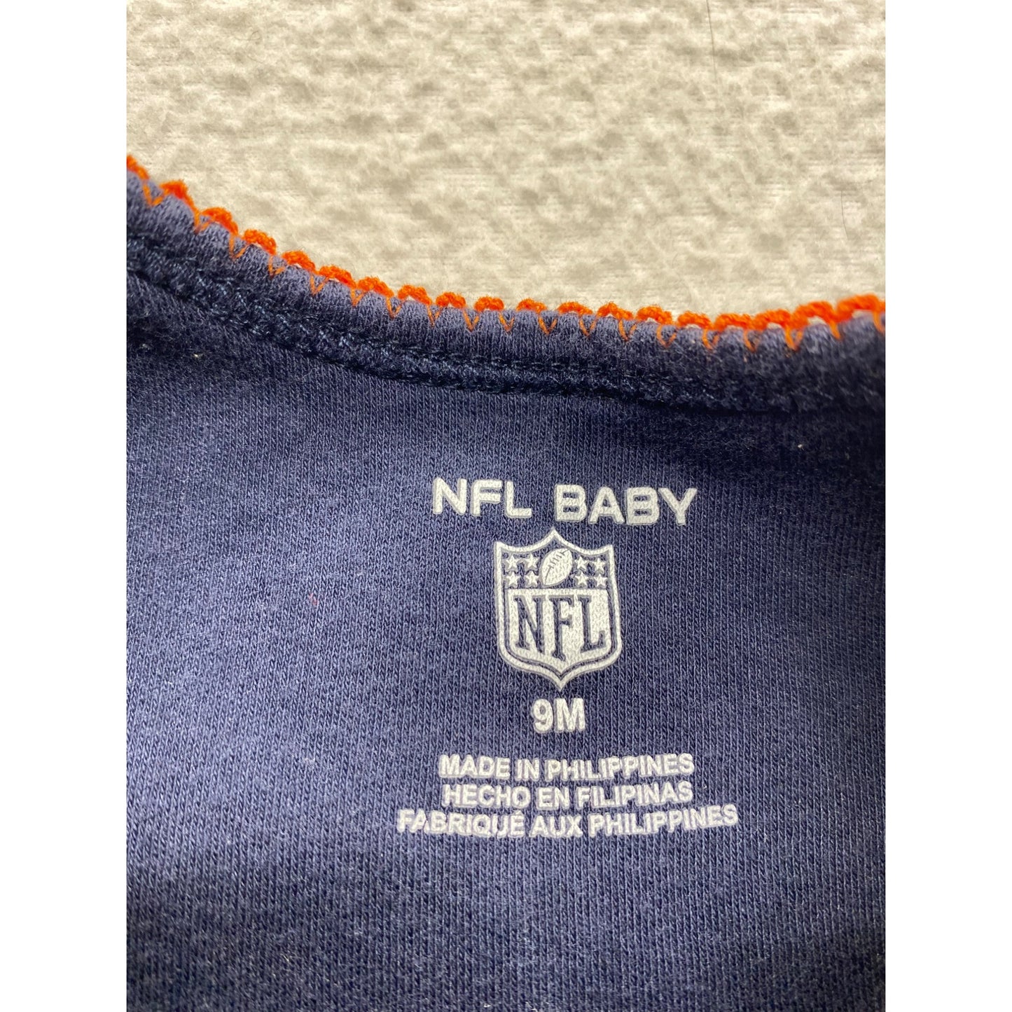 Chicago Bears Baby bodysuit 9M Navy Blue NFL #7317