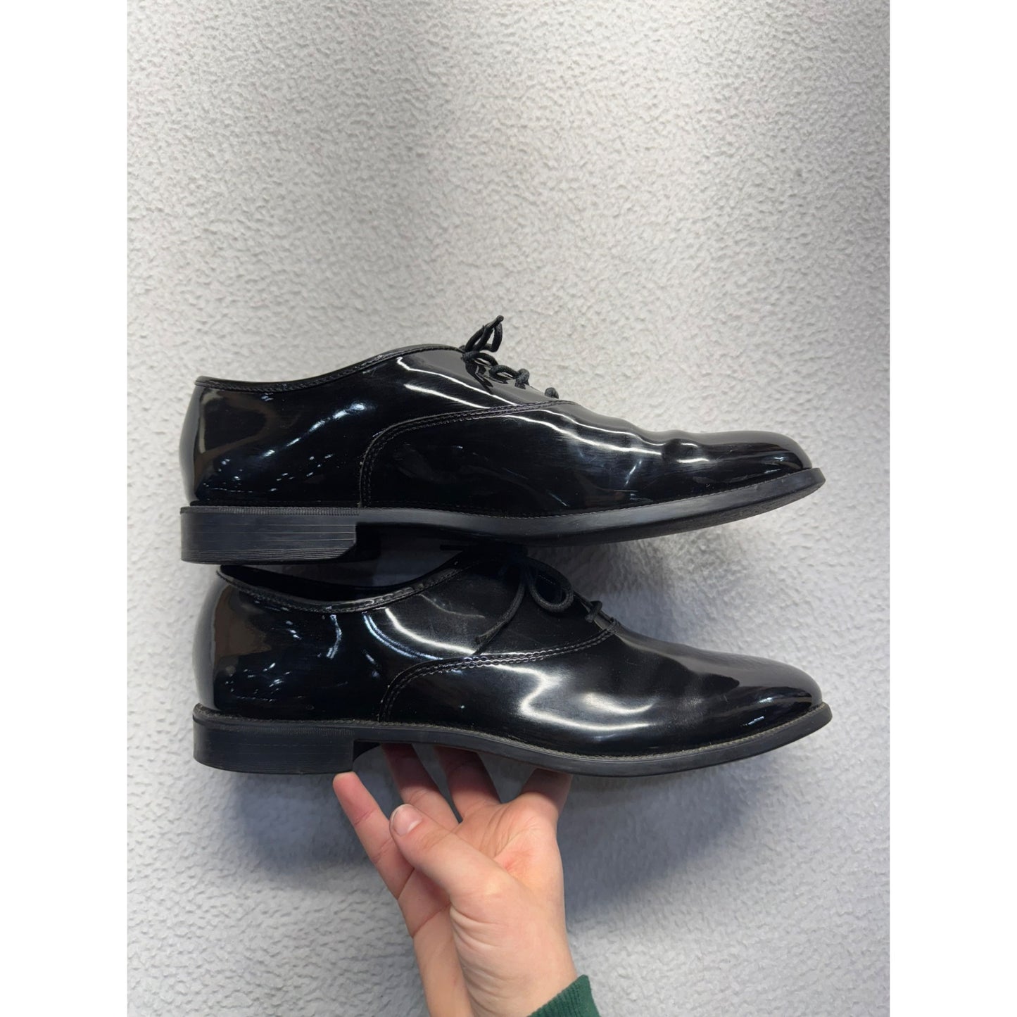 Mens Barclay Black Patent Leather Dress Shoes #5989
