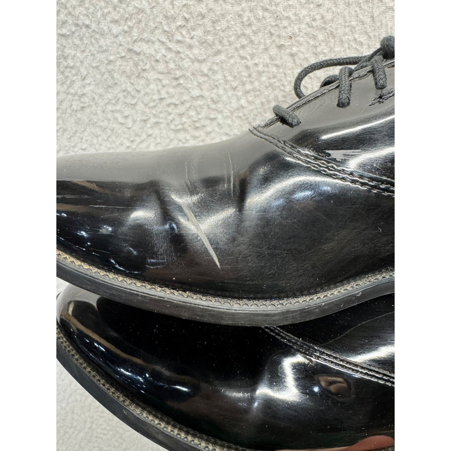 Mens Barclay Black Patent Leather Dress Shoes #5989