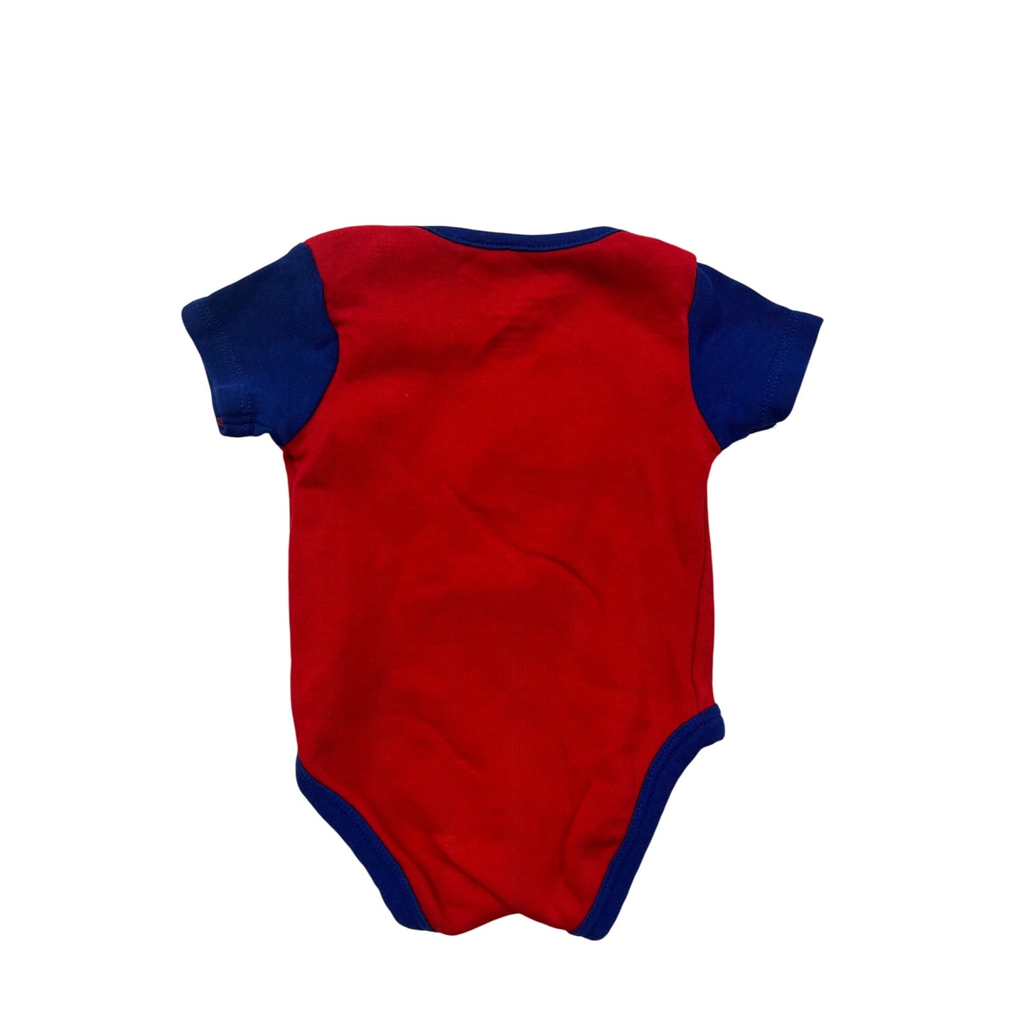 Texas Rangers Baby Bodysuit Red & Blue Short Sleeve 0/3M #6451