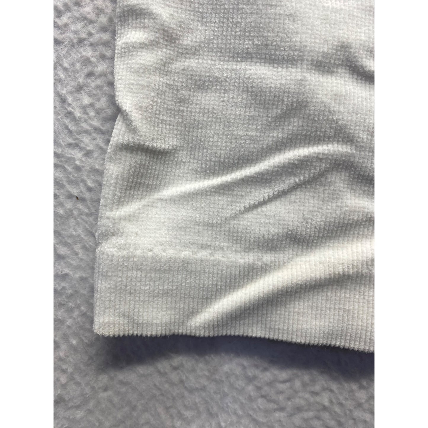 Dressbarn Womens White Textured Cotton Blend Pants Size 12 #7099