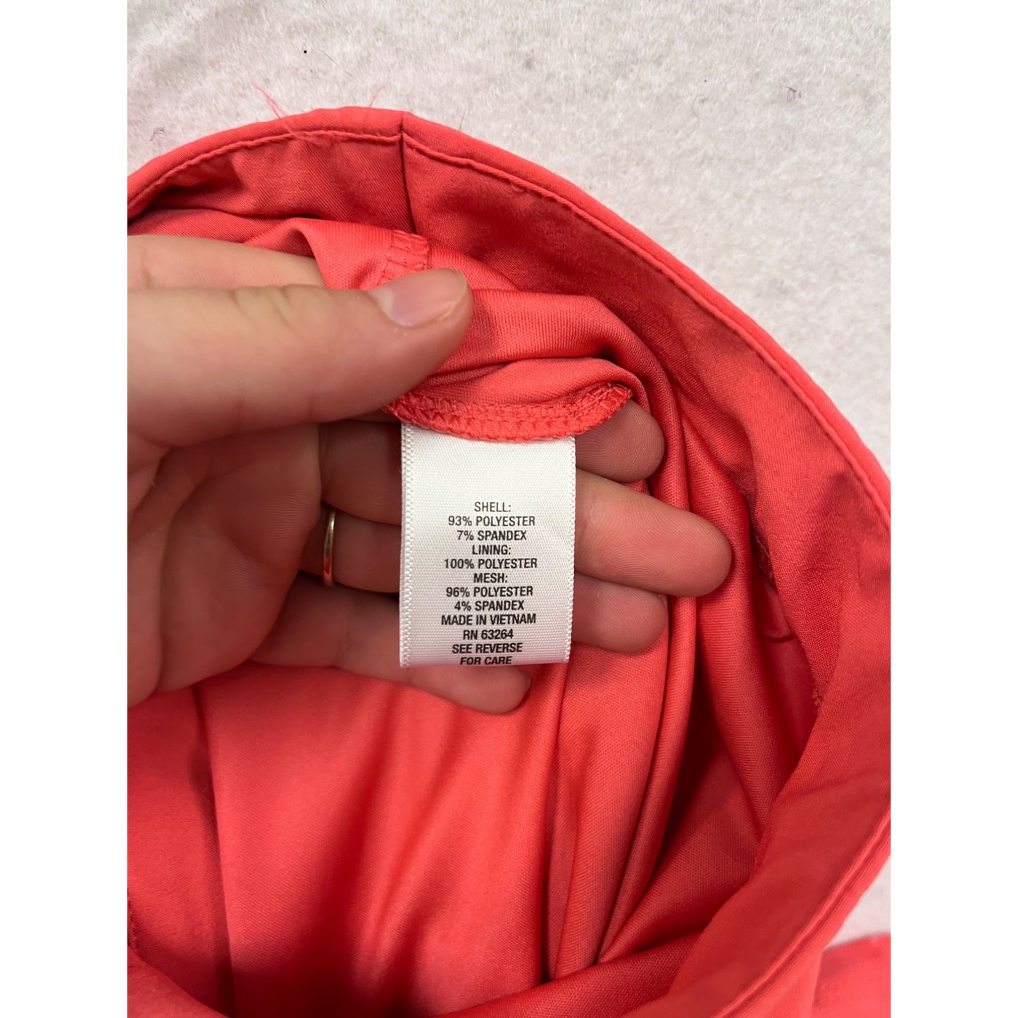 Womens Red Sunday Athletic Skort L With Pockets #8213