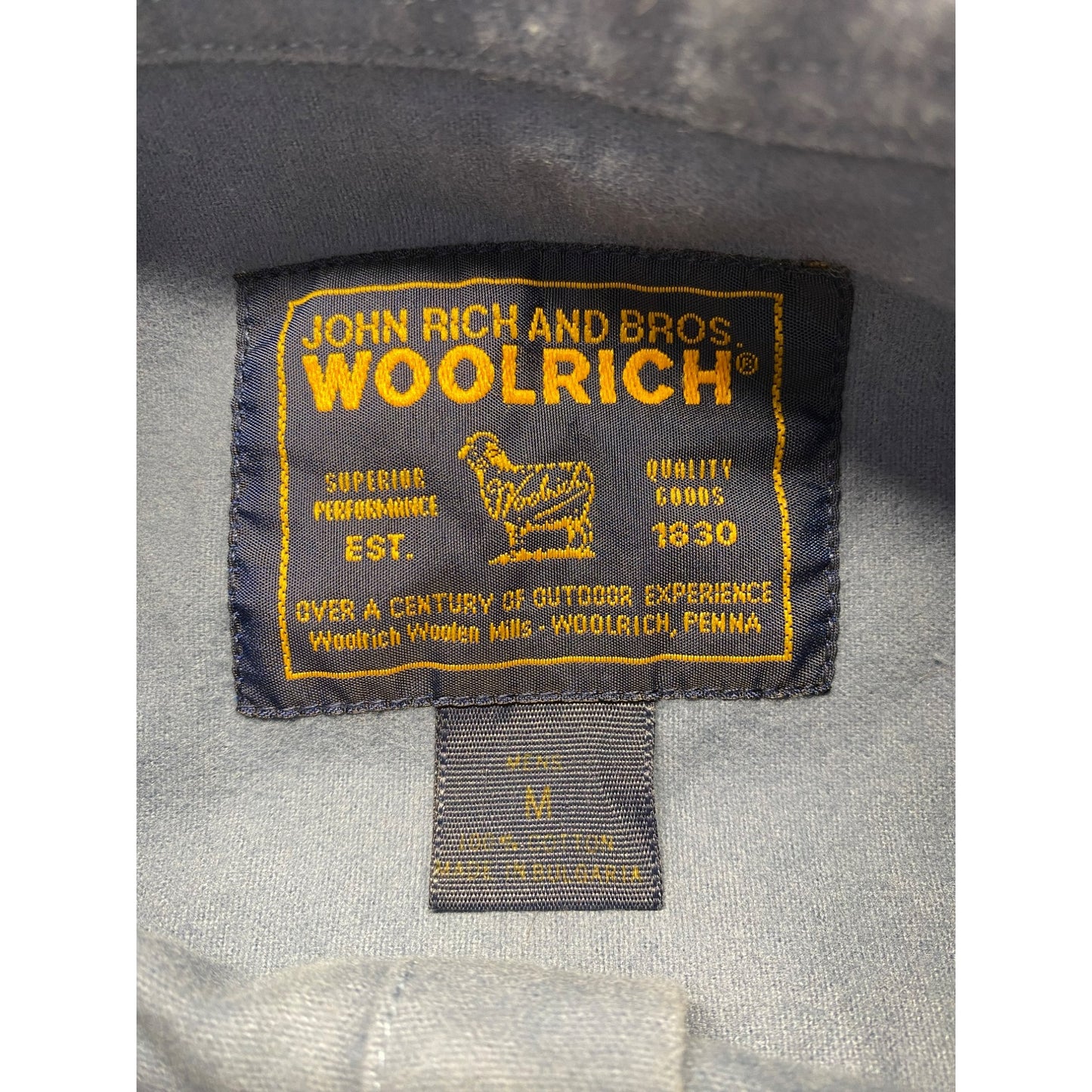 Vintage John rich & brothers Woolrich flannel #5492