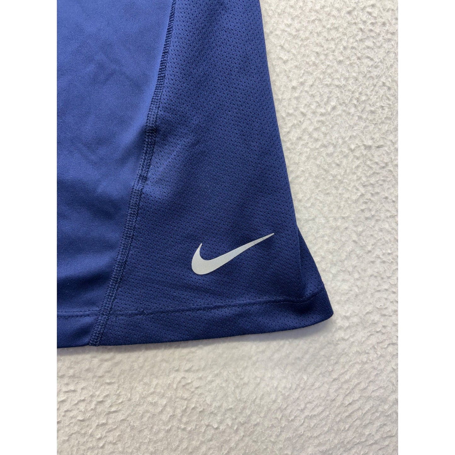 Nike Womens Dri-Fit Racerback Tank Top M Blue & Patterned Accents #7485