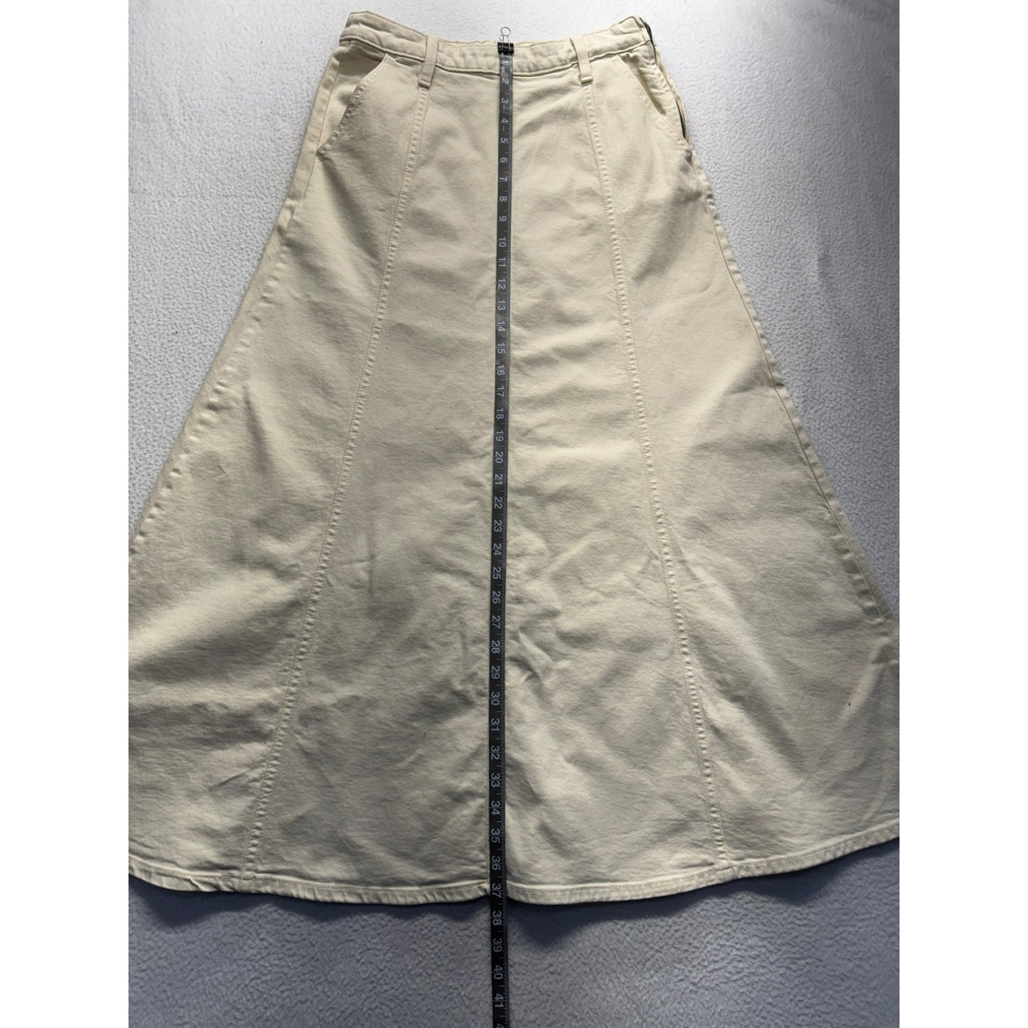 Women’s Banana Republic Beige A-Line Maxi Skirt #5977