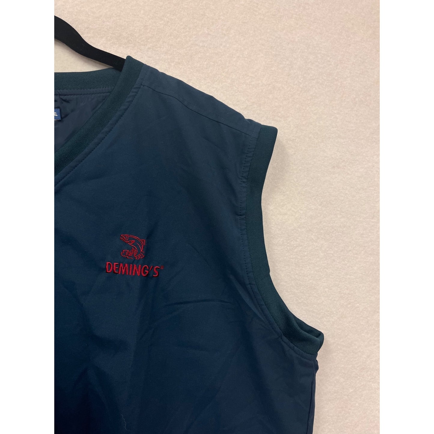 Vintage 90s Mens House Of Scotland Golf Vest with Embroidered Logos #6815