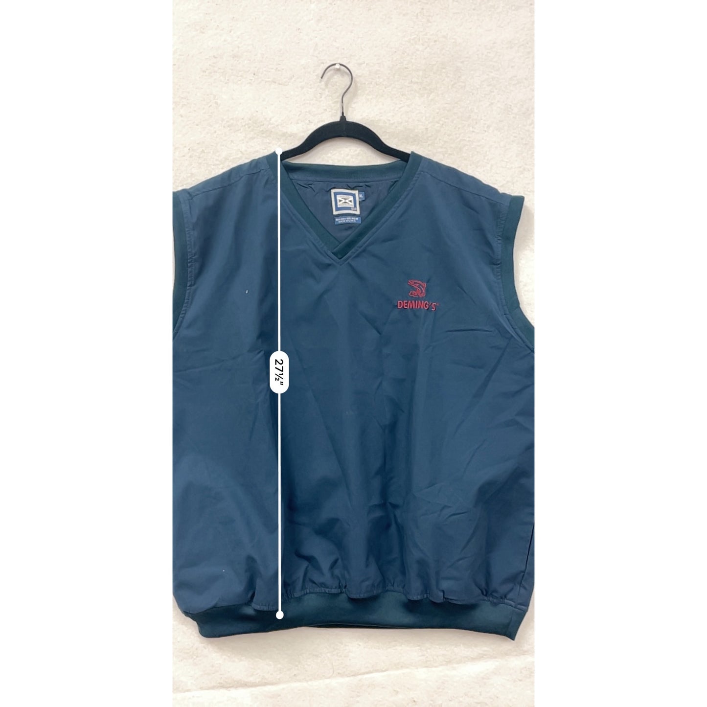 Vintage 90s Mens House Of Scotland Golf Vest with Embroidered Logos #6815