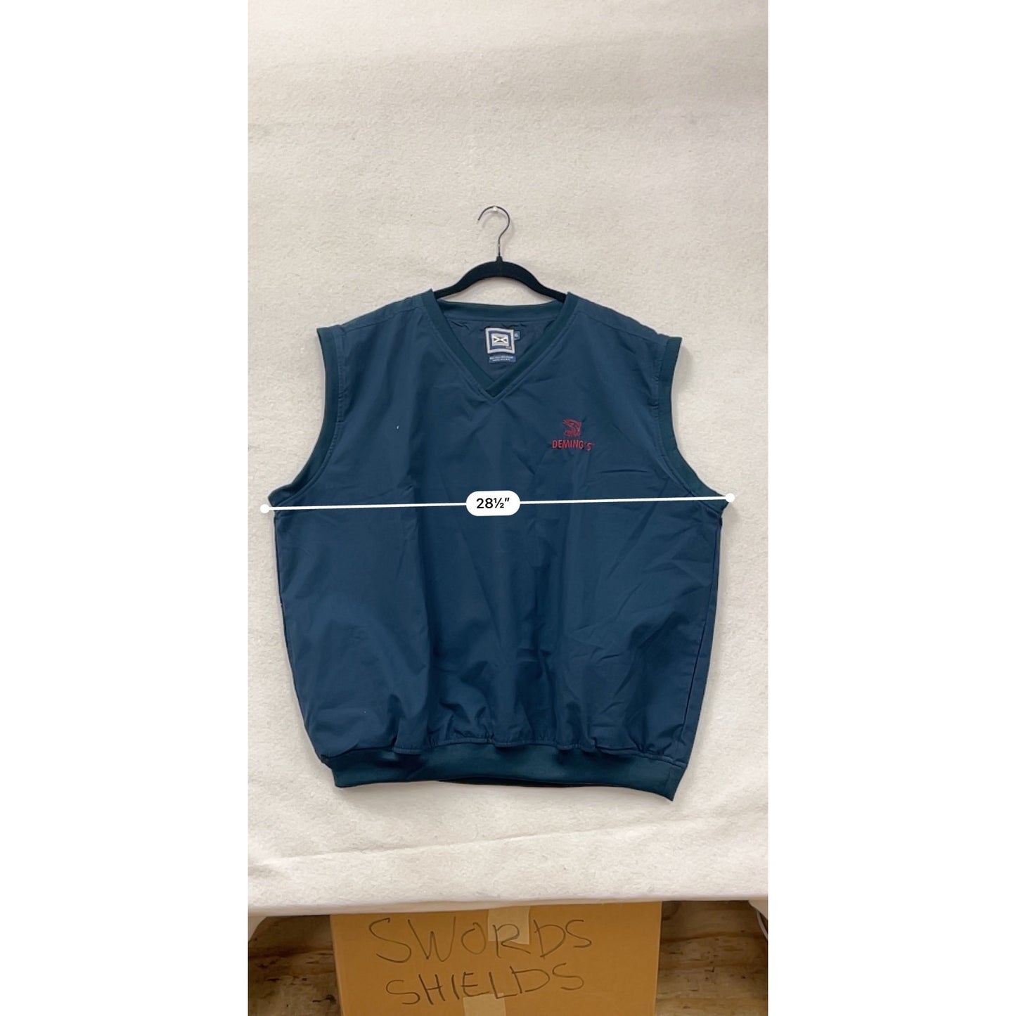 Vintage 90s Mens House Of Scotland Golf Vest with Embroidered Logos #6815