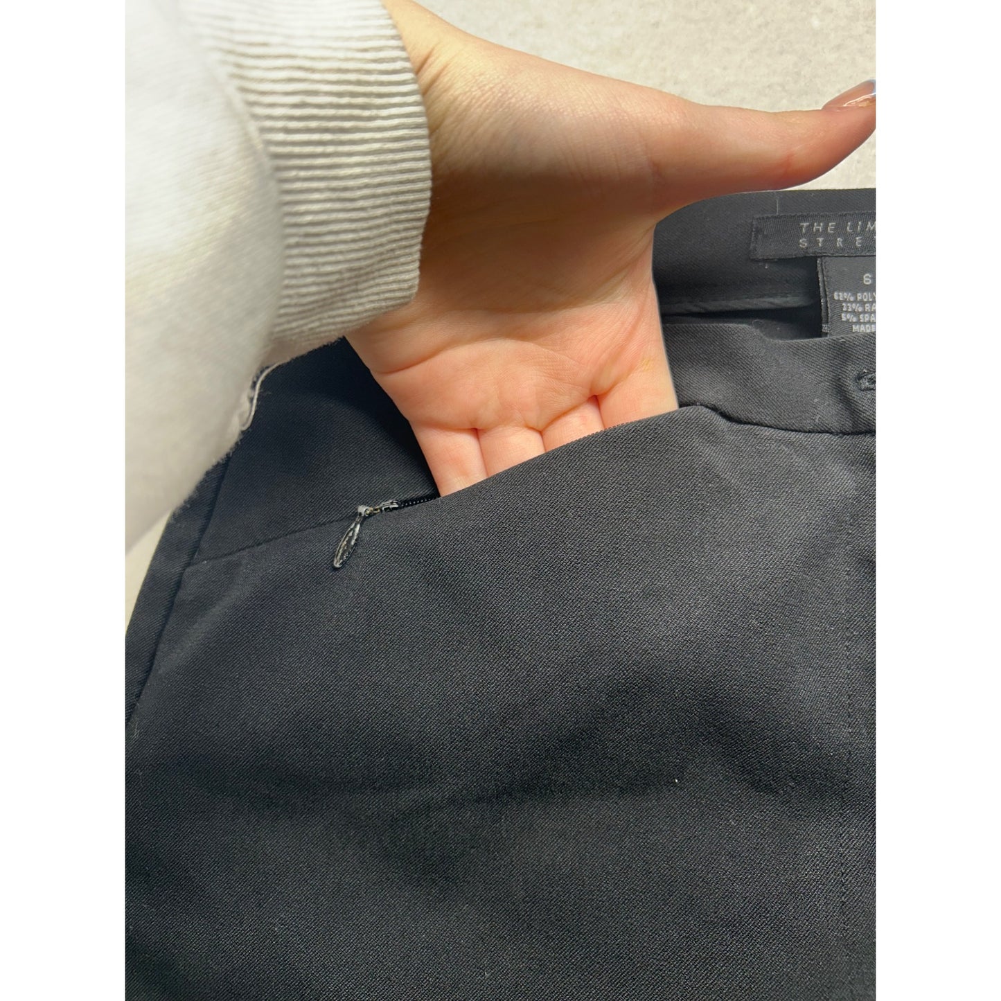 The Limited Womens Black Stretch Straight Leg Pants #6374