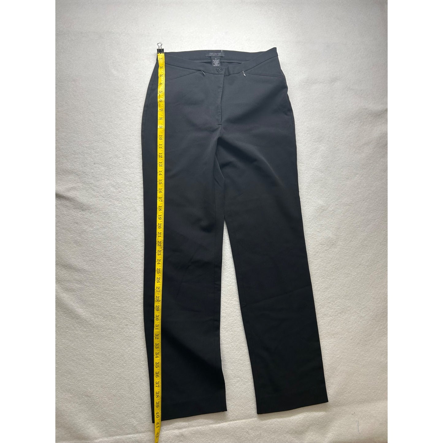 The Limited Womens Black Stretch Straight Leg Pants #6374