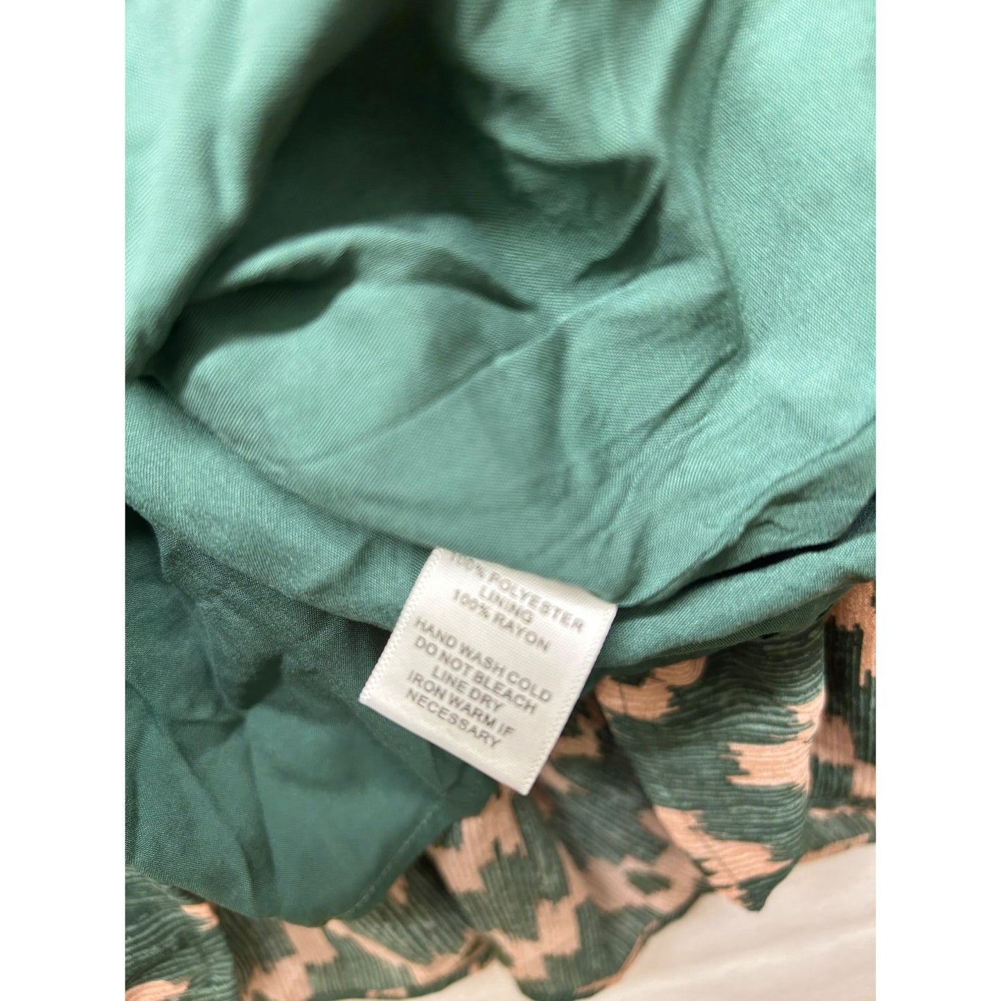 Mittoshop green/pink flowy dress #2907
