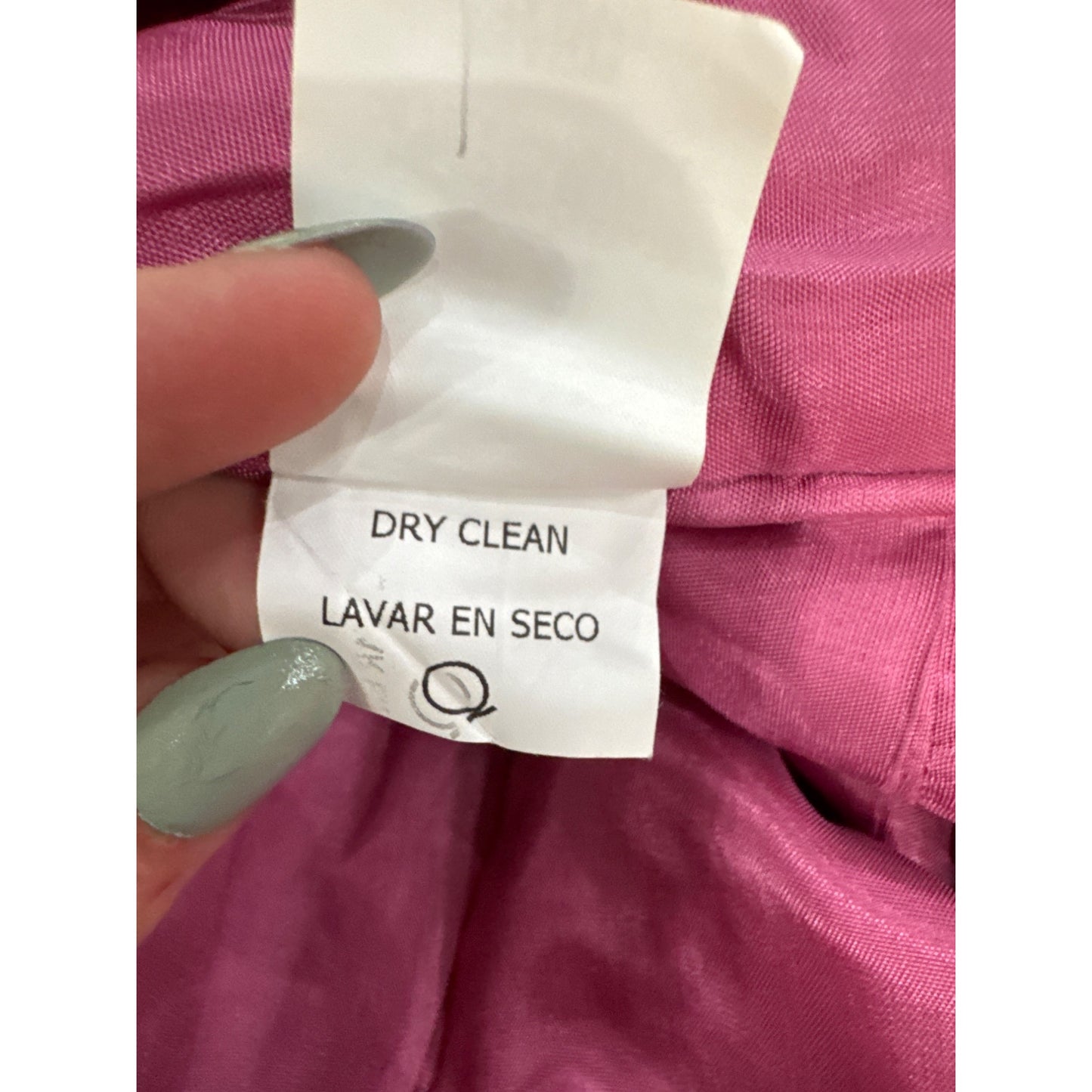 Pink Strapless Polka Dot Party Dress By Jump Apparel Women’s Size 9/10 #7845