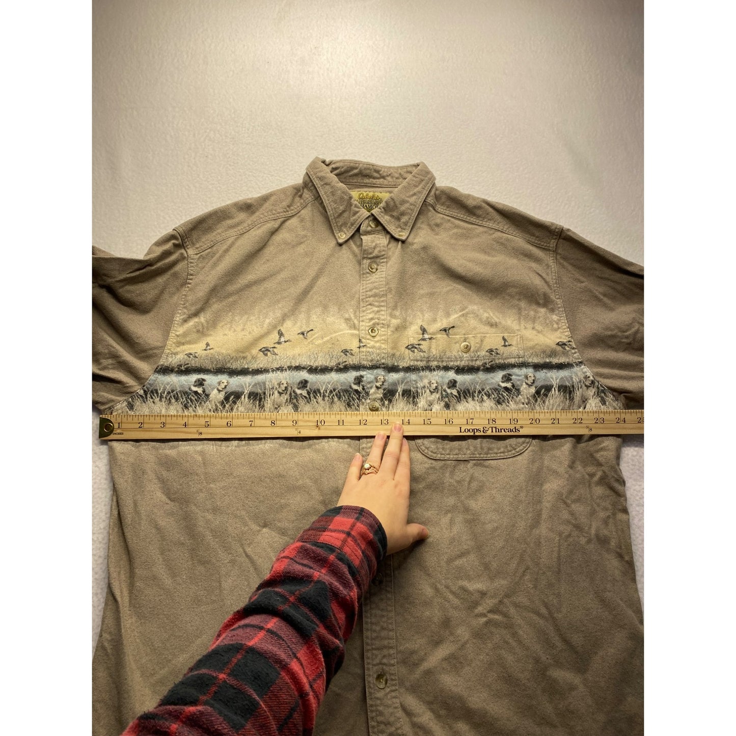 Vintage Cabelas duck hunting shirt #5146