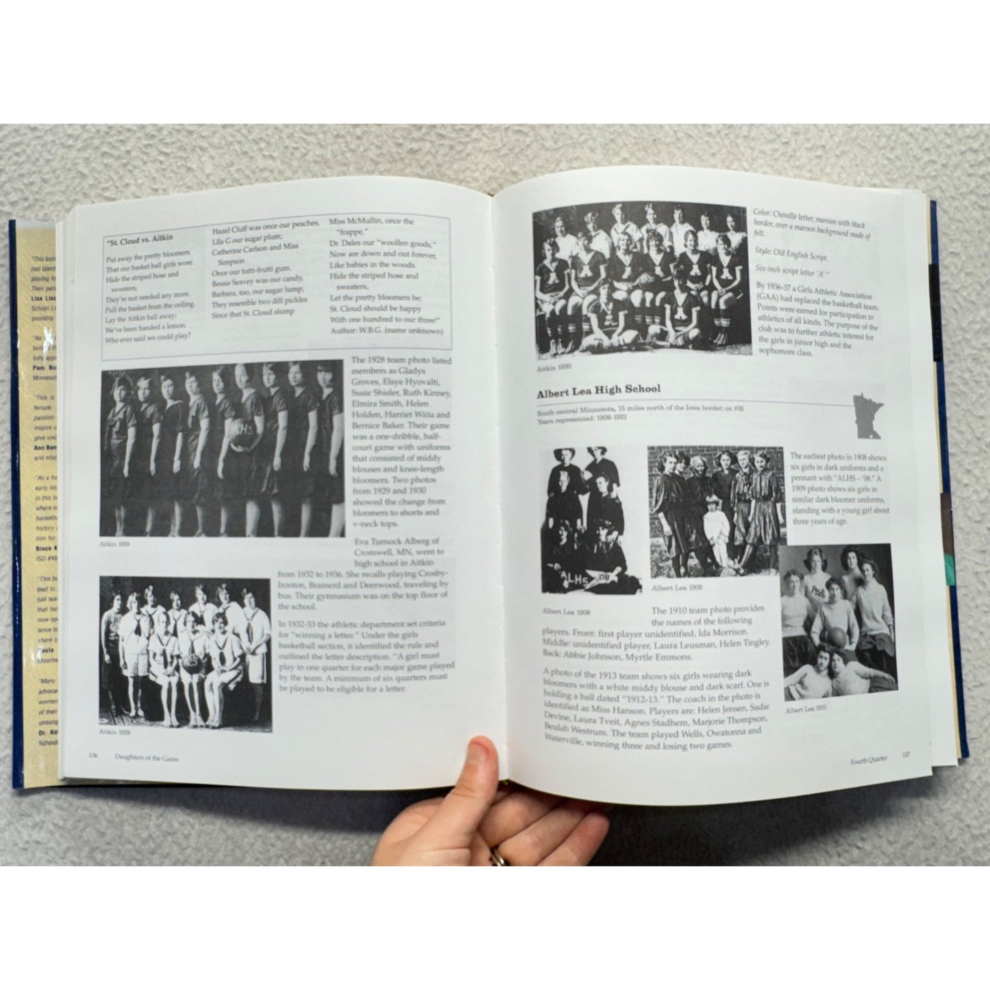 "Daughters Of The Game: The First Era Of Minnesota Girls High School Basketball #438B