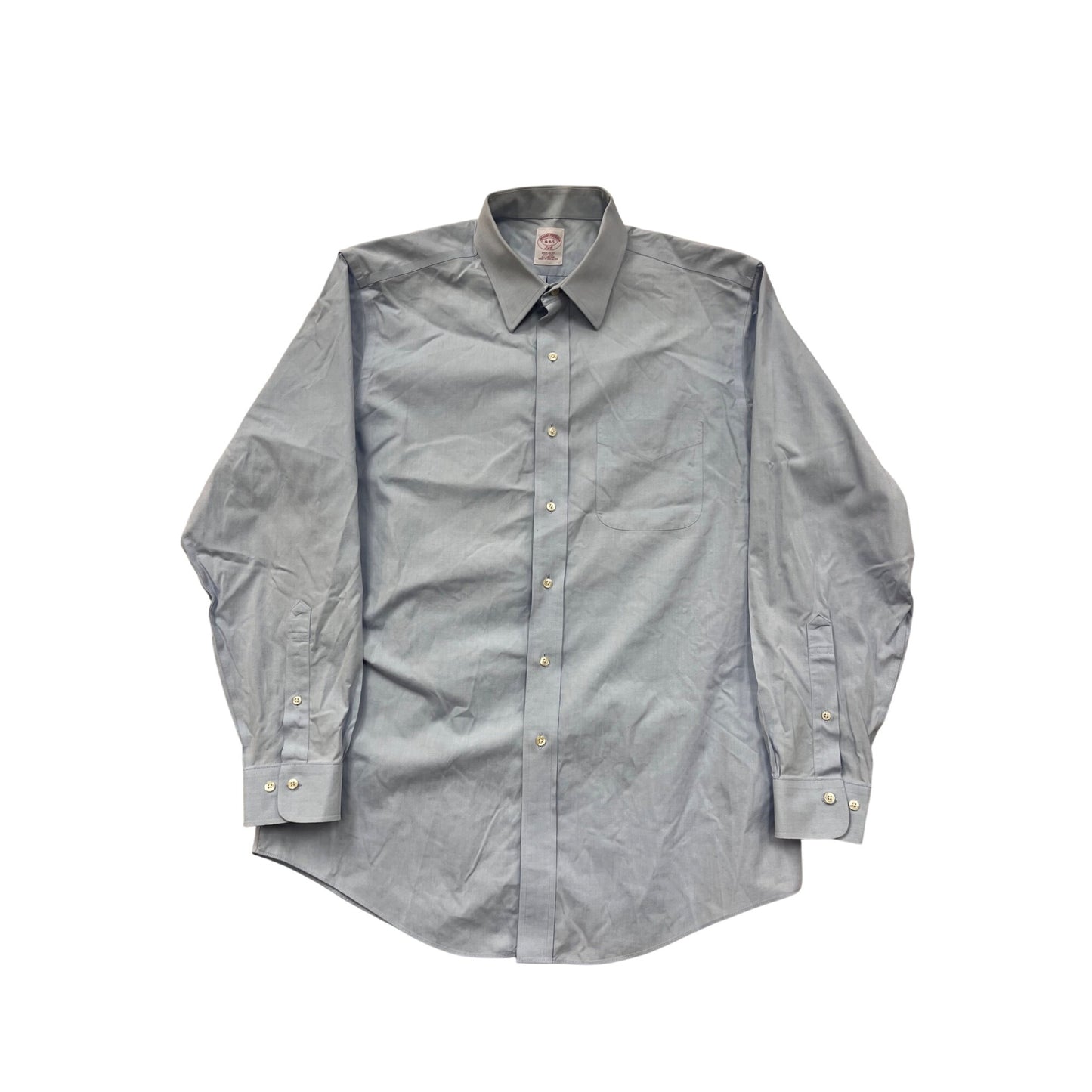 Brooks Brothers Non-Iron Regular Fit Dress Shirt 16-4/5 #8696