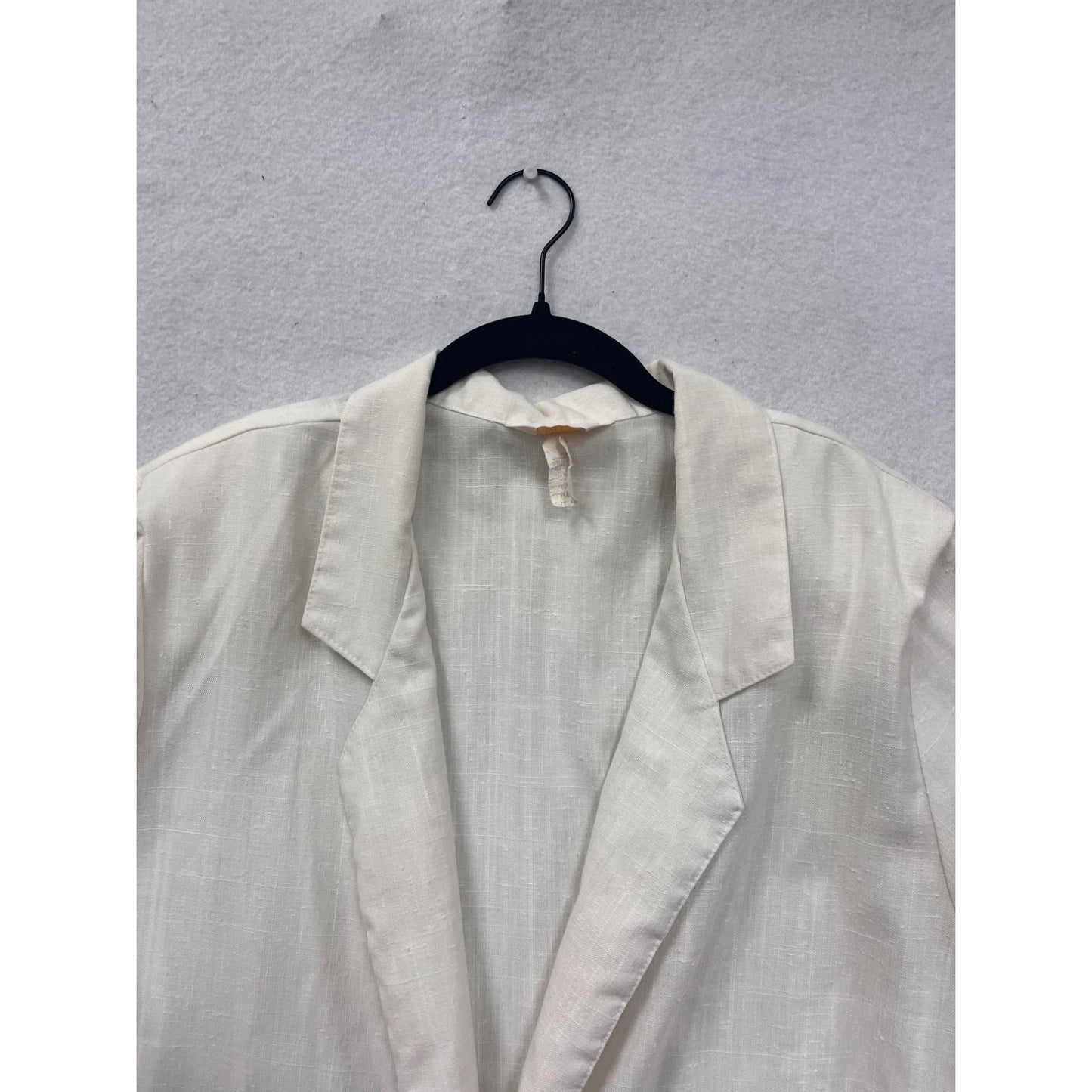 Womens Beige Jay Lan Open Front Blazer With Pockets Size 46 #6945