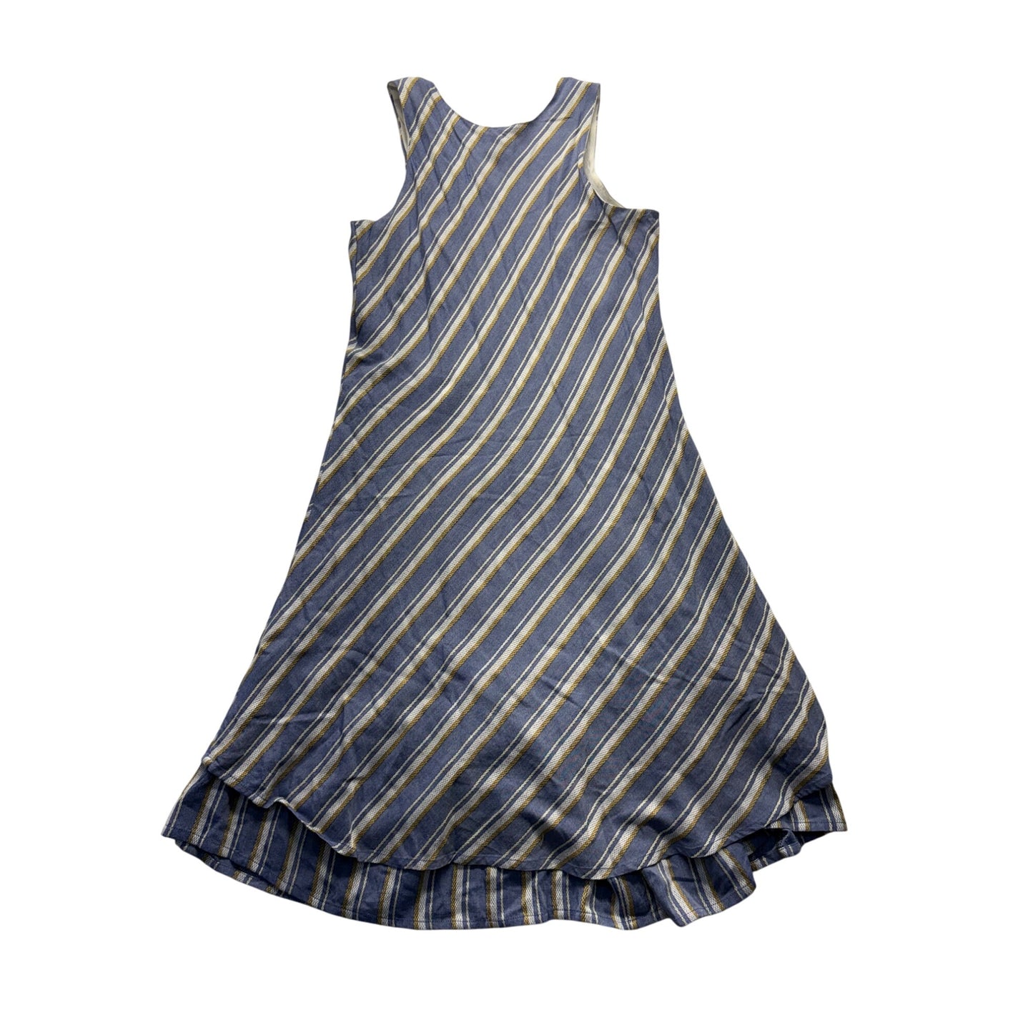 Parsley & Sage Blue Striped Sleeveless Dress #7409