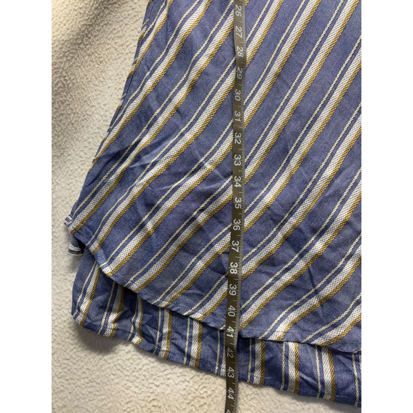 Parsley & Sage Blue Striped Sleeveless Dress #7409