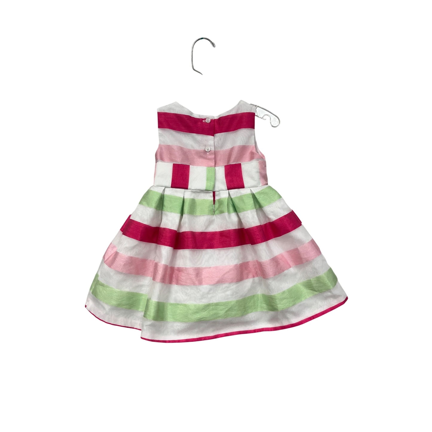 Gymboree Baby Girl Pink striped Dress 12-18 Months #6251