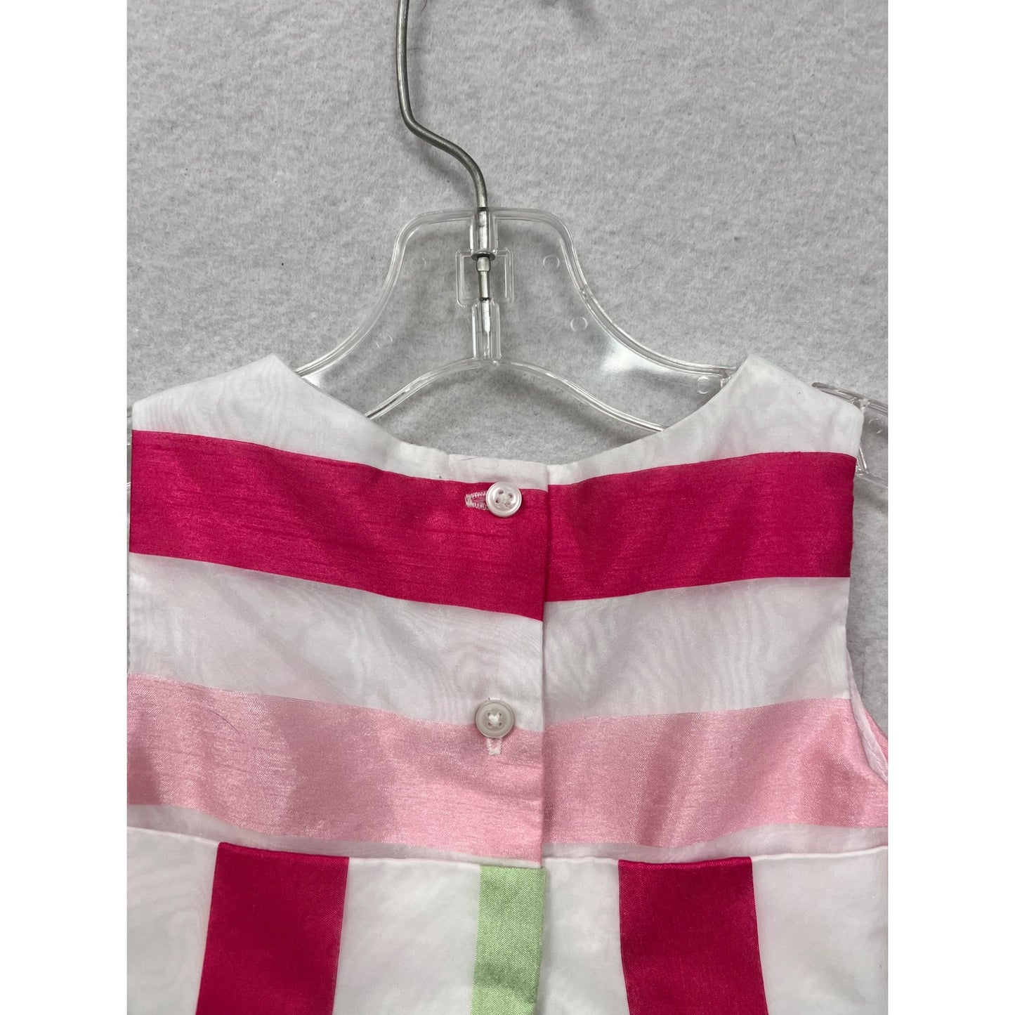Gymboree Baby Girl Pink striped Dress 12-18 Months #6251