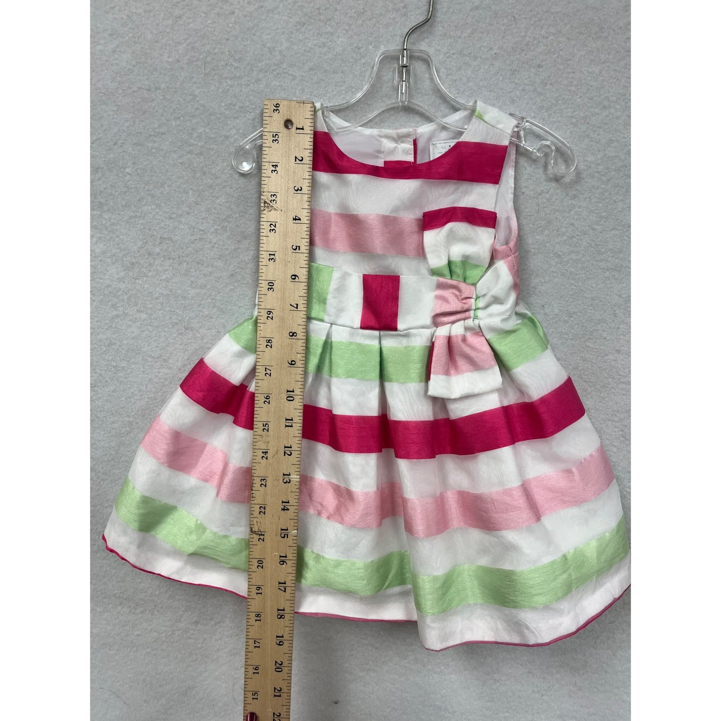 Gymboree Baby Girl Pink striped Dress 12-18 Months #6251