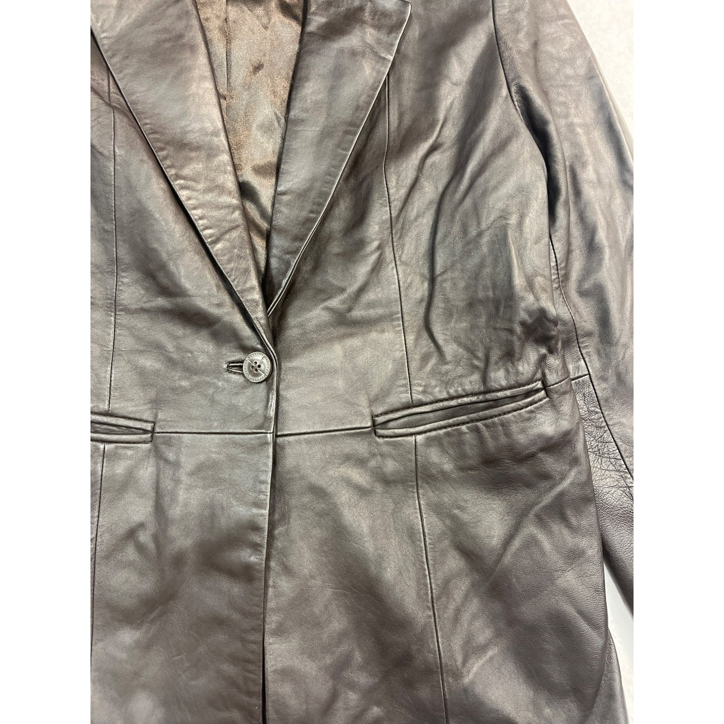 Women’s Vintage Denim & Co Leather Jacket